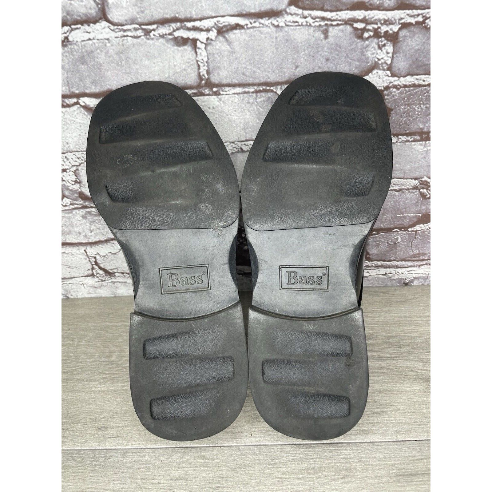 G.H. Bass & Co. Bass Waterproof Equity Black Leather Monk Strap Buckle Loafe Size US 9.5 / EU 42-43 - 15 Thumbnail