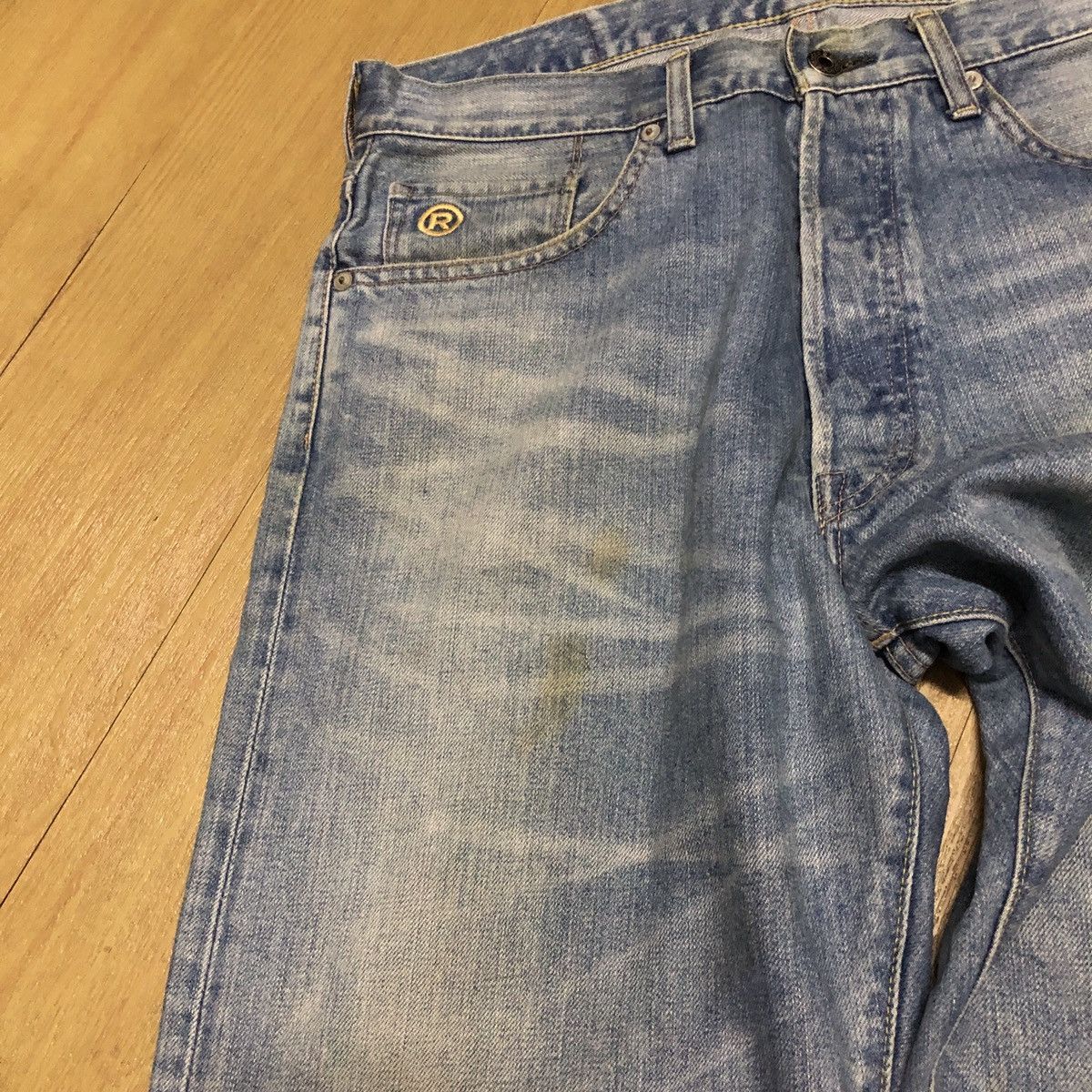 Bape OG Bapesta Denim Jeans Size US 34 / EU 50 - 6 Thumbnail