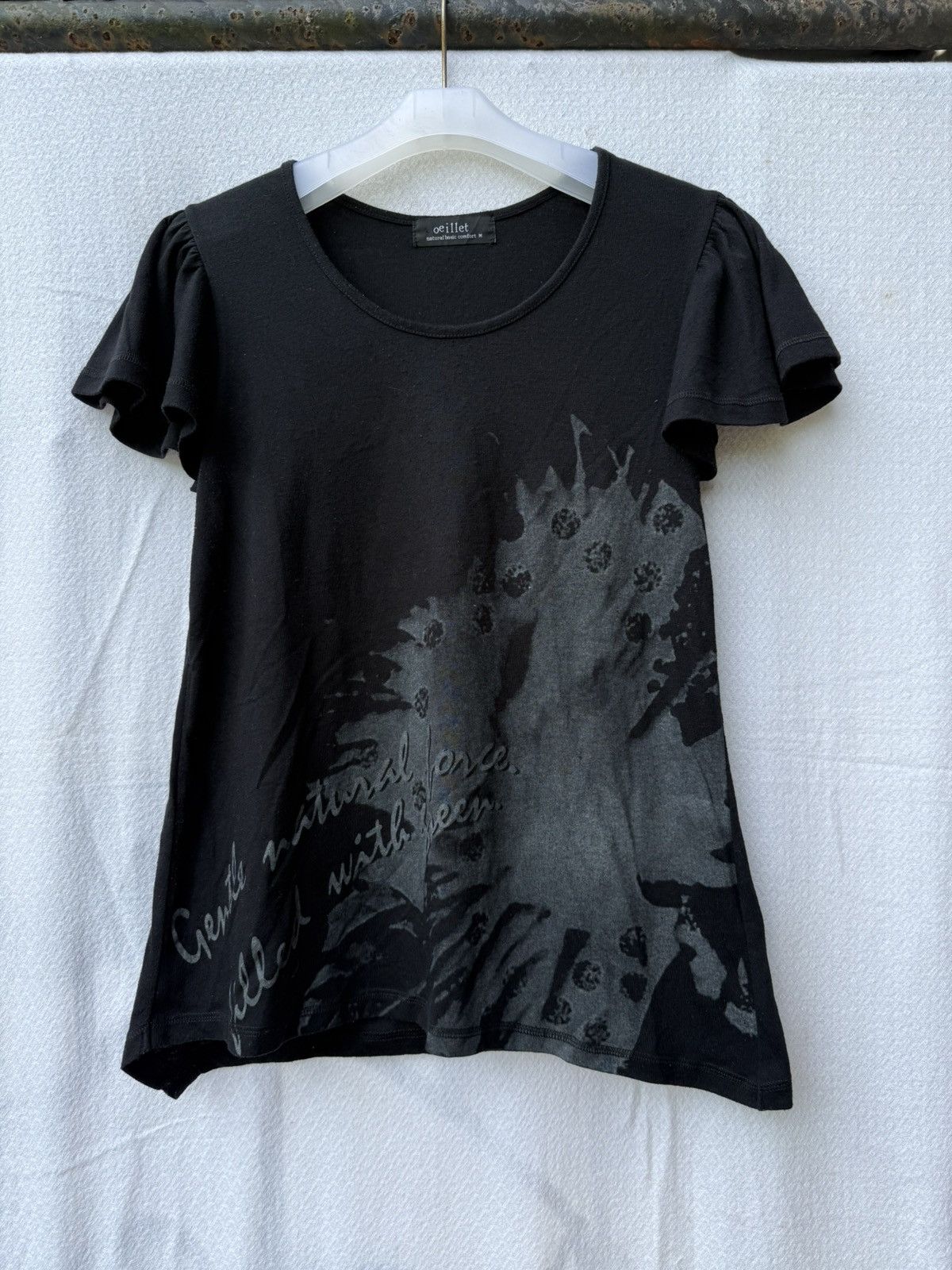oeillet japanese style poem tee