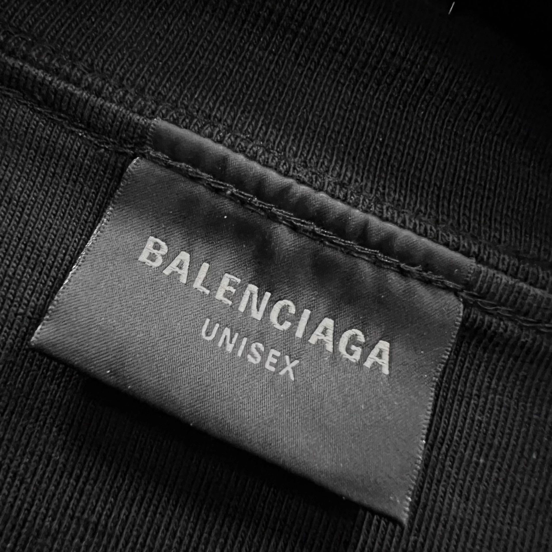 Balenciaga Balenciaga Black Logo Print Short Sleeve 4 98New Size US XL / EU 56 / 4 - 2 Thumbnail