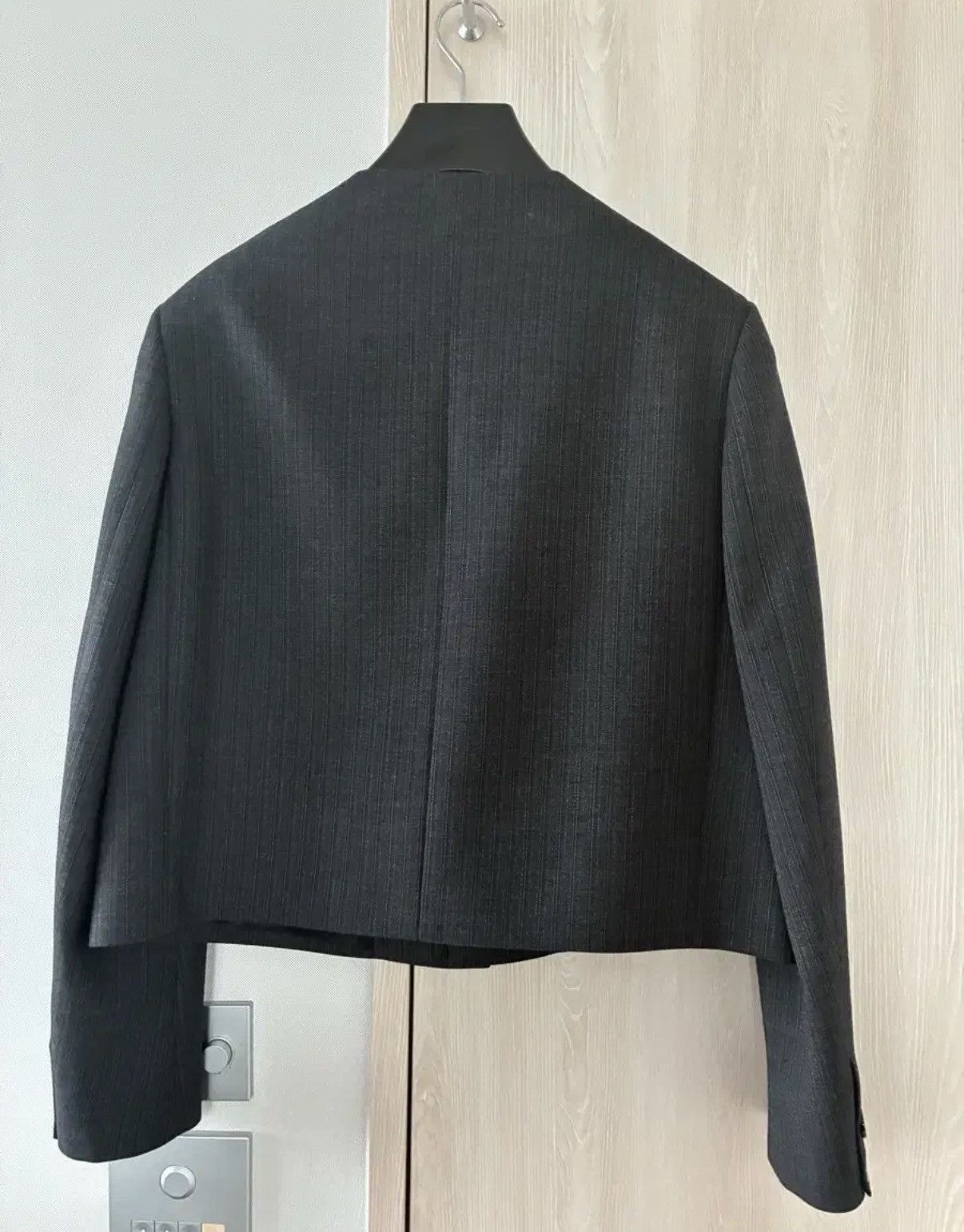 Celine Celine 24FW pinstriped spencer office jacket sz52 Size US L / EU 52-54 / 3 - 4 Thumbnail