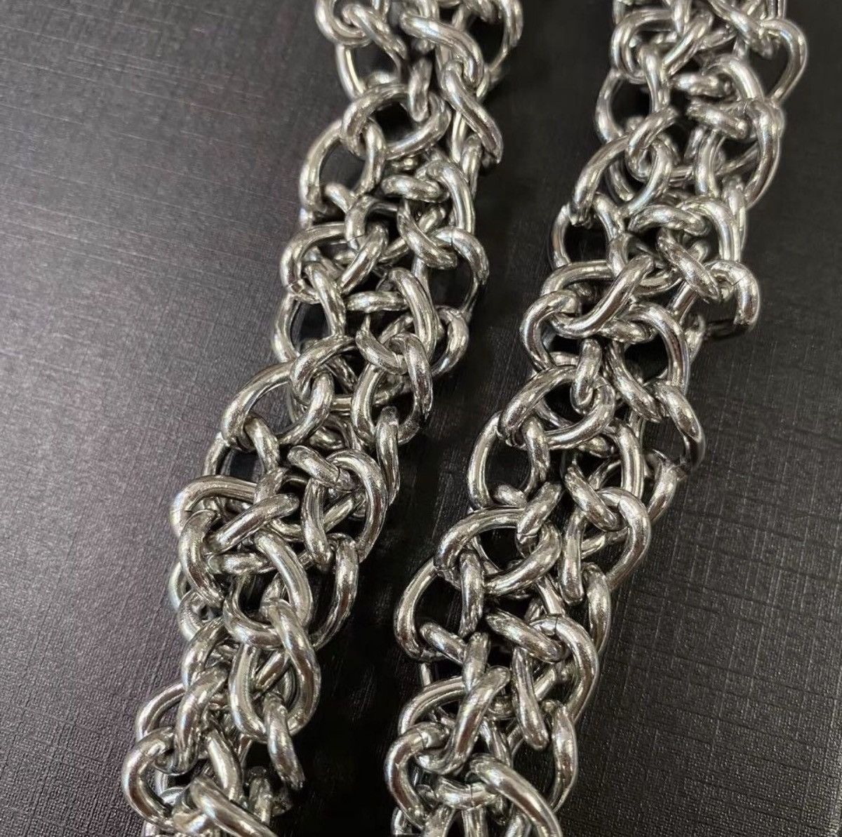 Raf Simons Cherry Wallet Chain Silver 19”