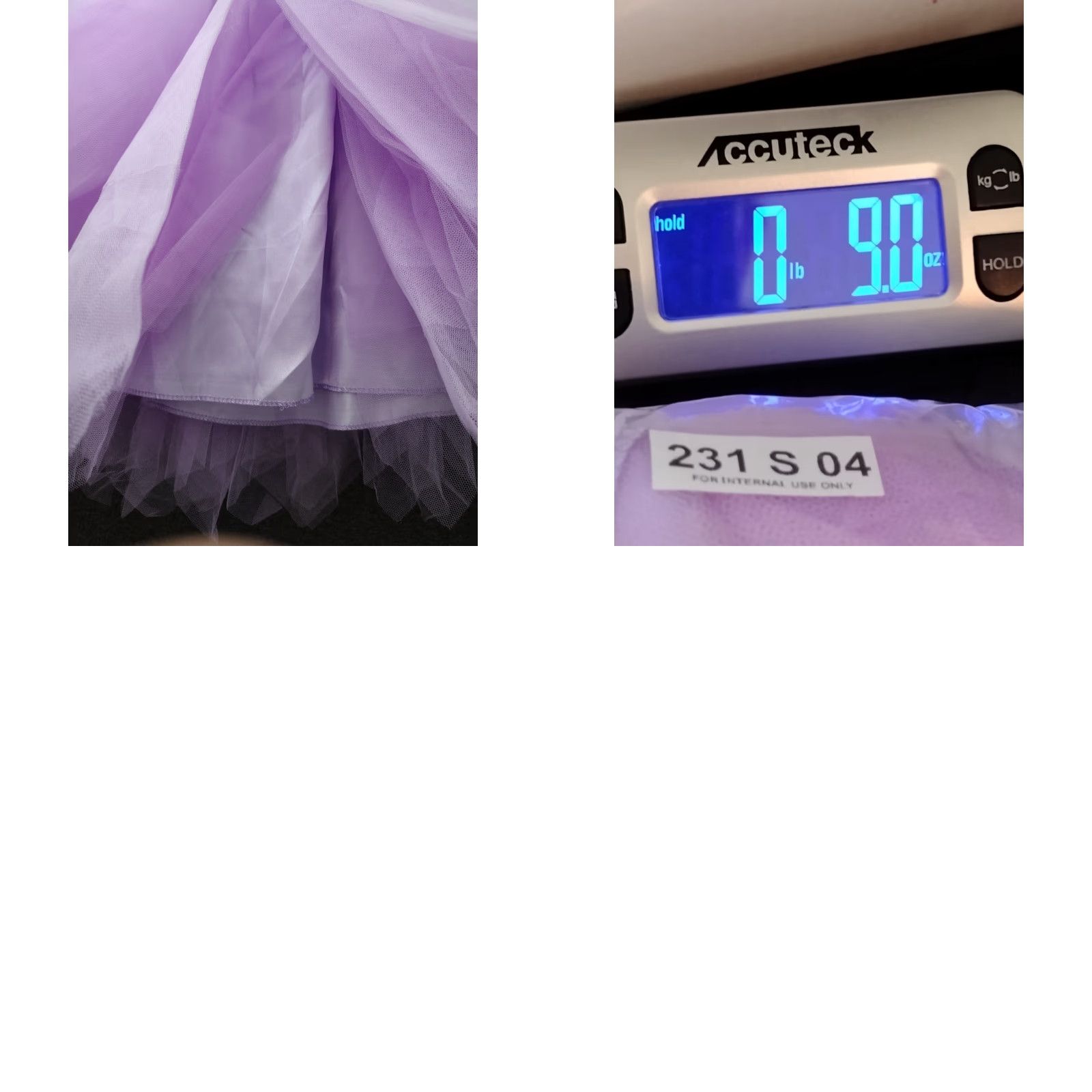 Vintage Women's Tutu Skirt Purple Short Party Dancing Ballet Costume Tulle Size 42" / US 20 - 8 Thumbnail