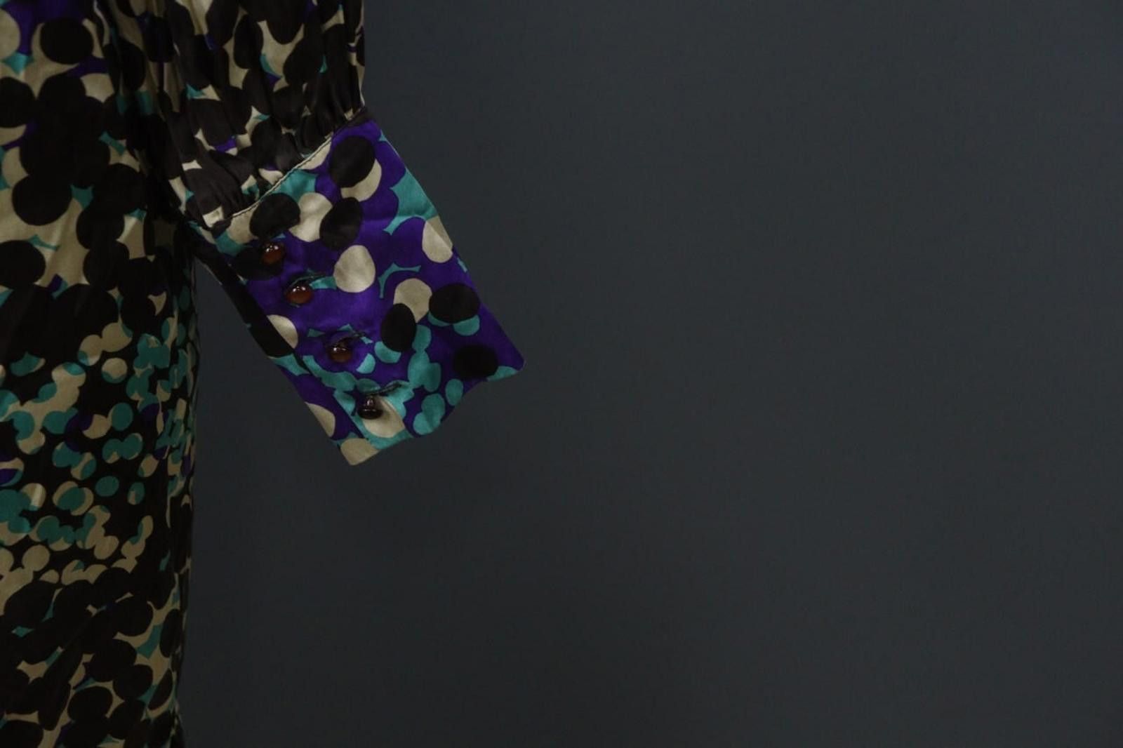 Missoni Missoni Multicolor Polka Dot 100% Cowl Shift Dress Size 6 Size M / US 6-8 / IT 42-44 - 12 Thumbnail