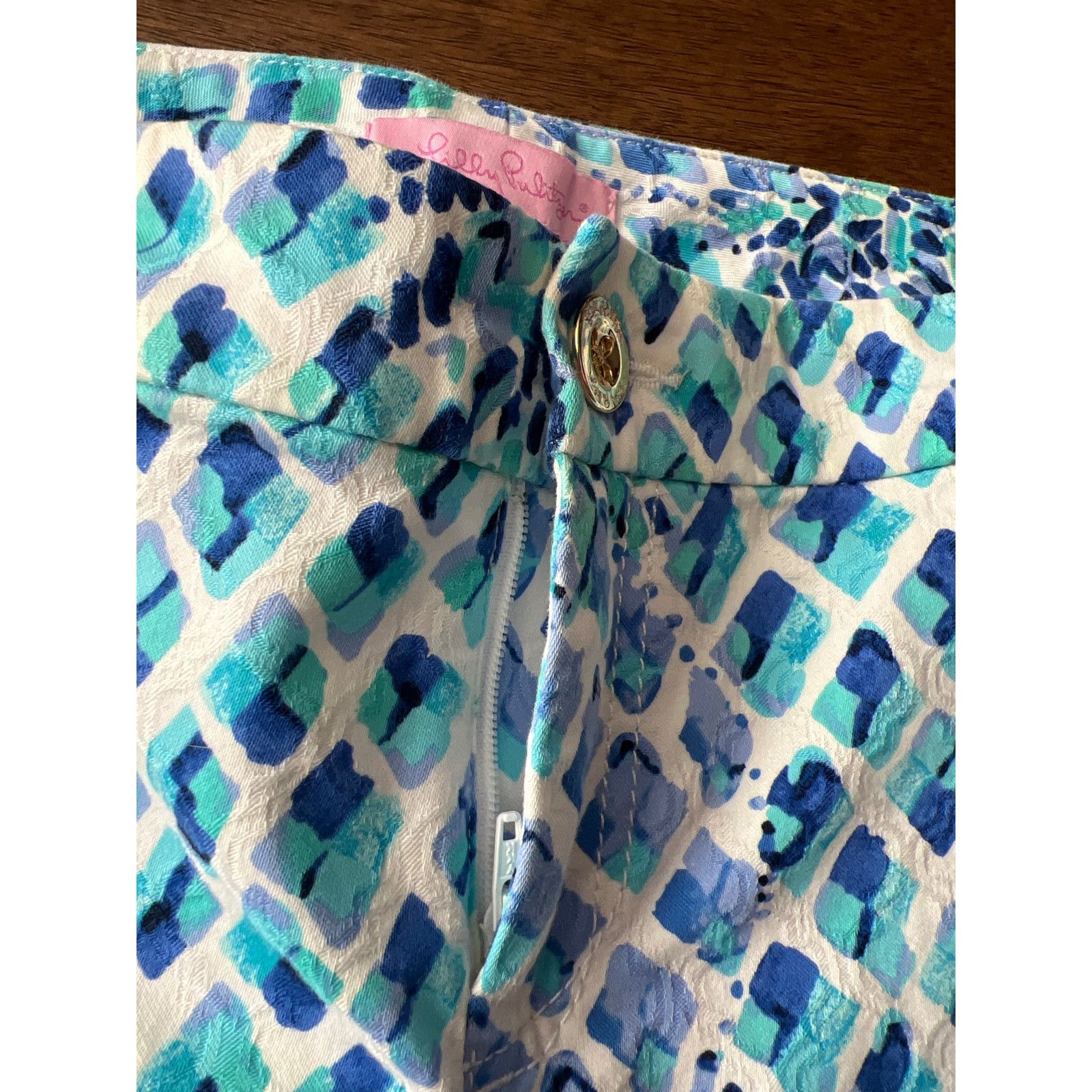 Lilly Pulitzer Lilly Pulitzer Kelly Skinny Ankle Pineapple Pants Size 6 Size 28" / US 6 / IT 42 - 4 Thumbnail