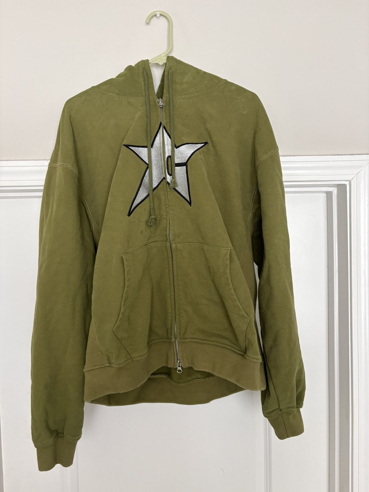 CARPET COMPANY C-STAR ZIP-HOODIE (GREEN) Size MEDIUM