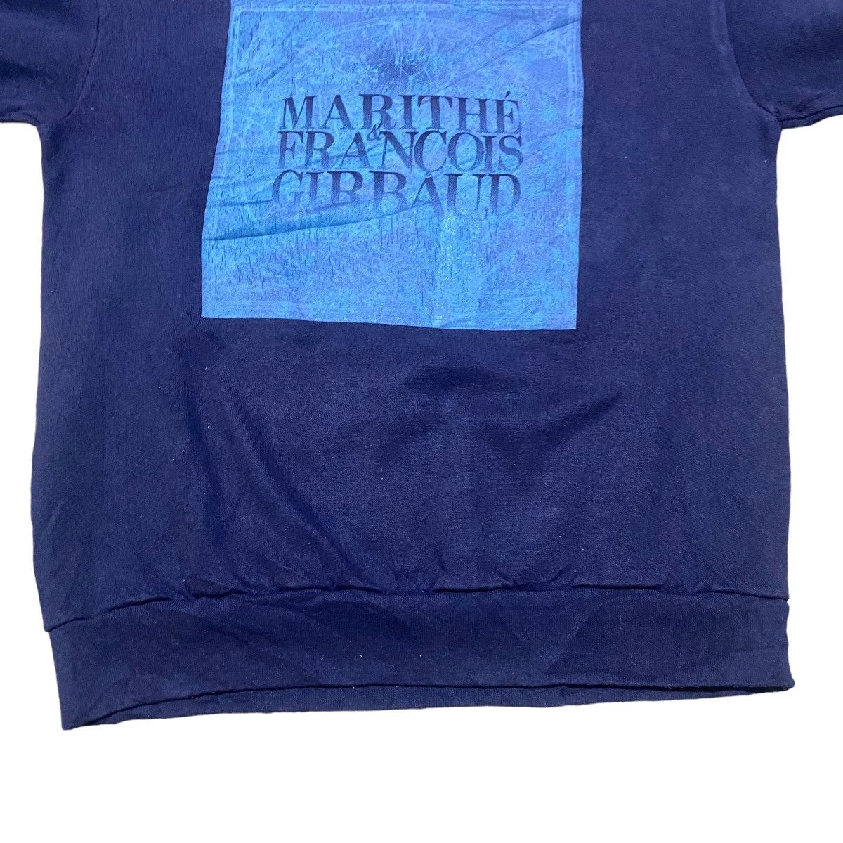 Marithe + Francois Girbaud Vintage 90s Marithe Francois Girbaud Sweatshirt Big Logo Size L / US 10 / IT 46 - 4 Thumbnail
