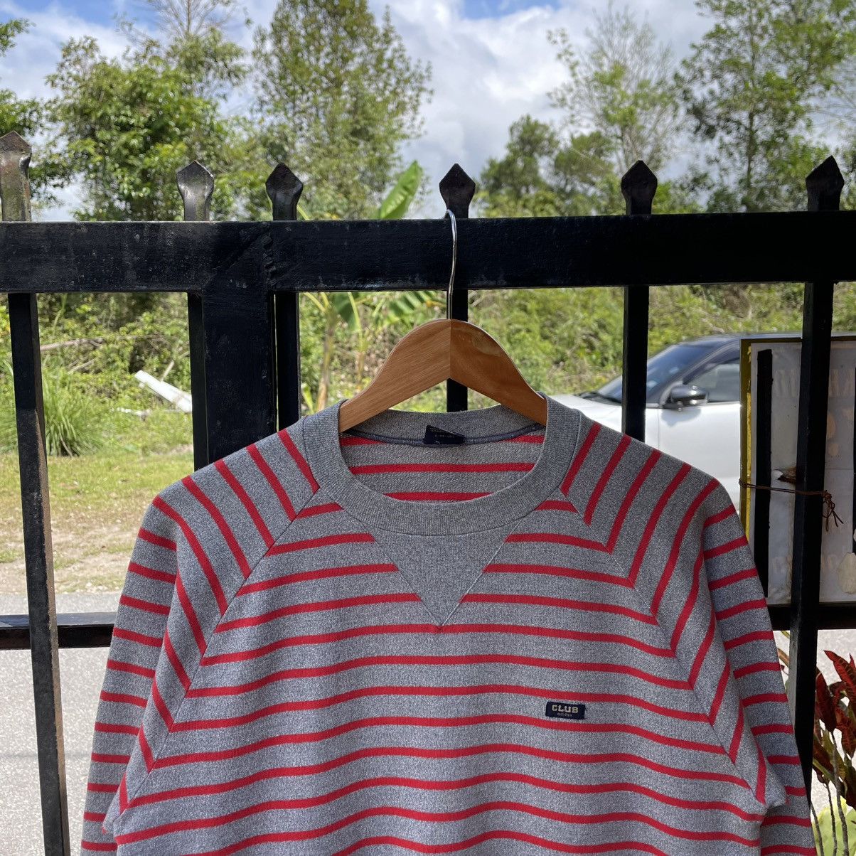 Adidas 🔥Vintage 90s Adidas Club Striped Crewneck Sweatshirts Size US S / EU 44-46 / 1 - 3 Thumbnail