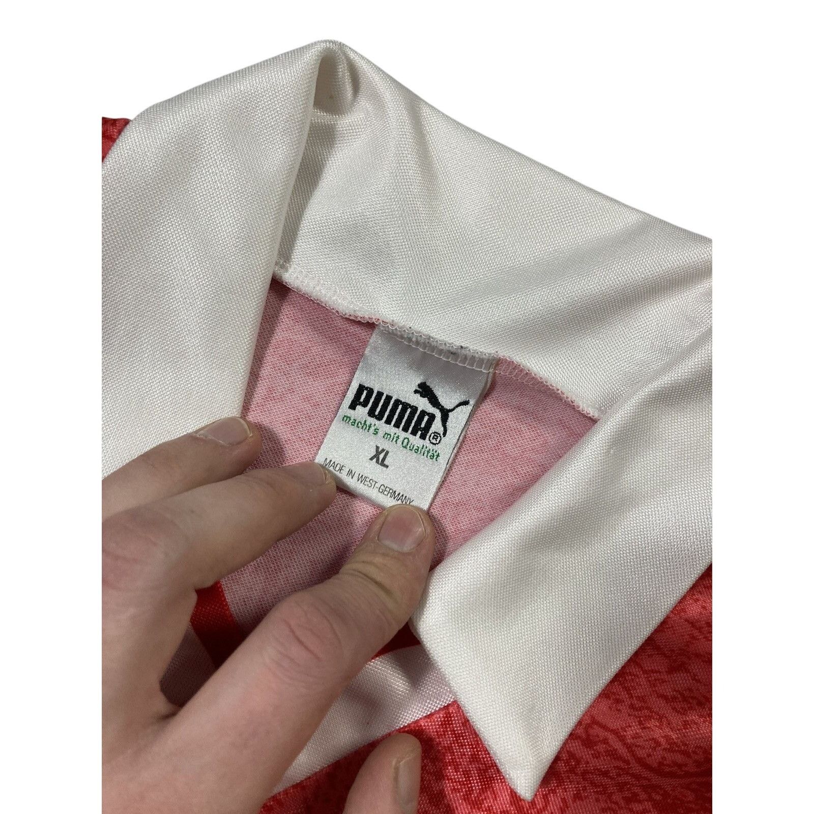 Puma Vintage Puma Made in West Germany Soccer Jersey Size US XL / EU 56 / 4 - 3 Thumbnail