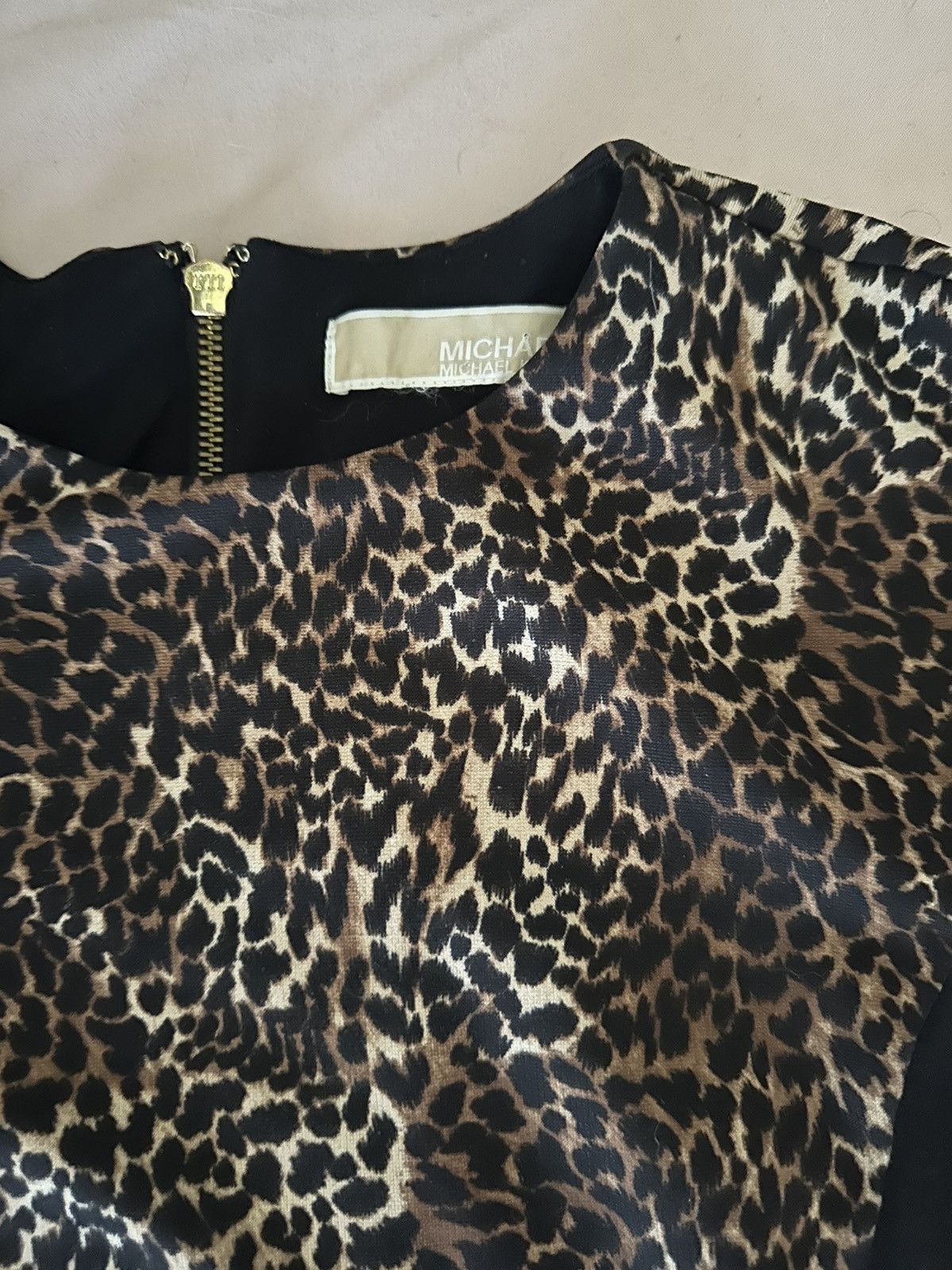 Michael Kors Michael Kors Classy Leopard Cheetah Print Size Small Dress Size S / US 4 / IT 40 - 3 Thumbnail