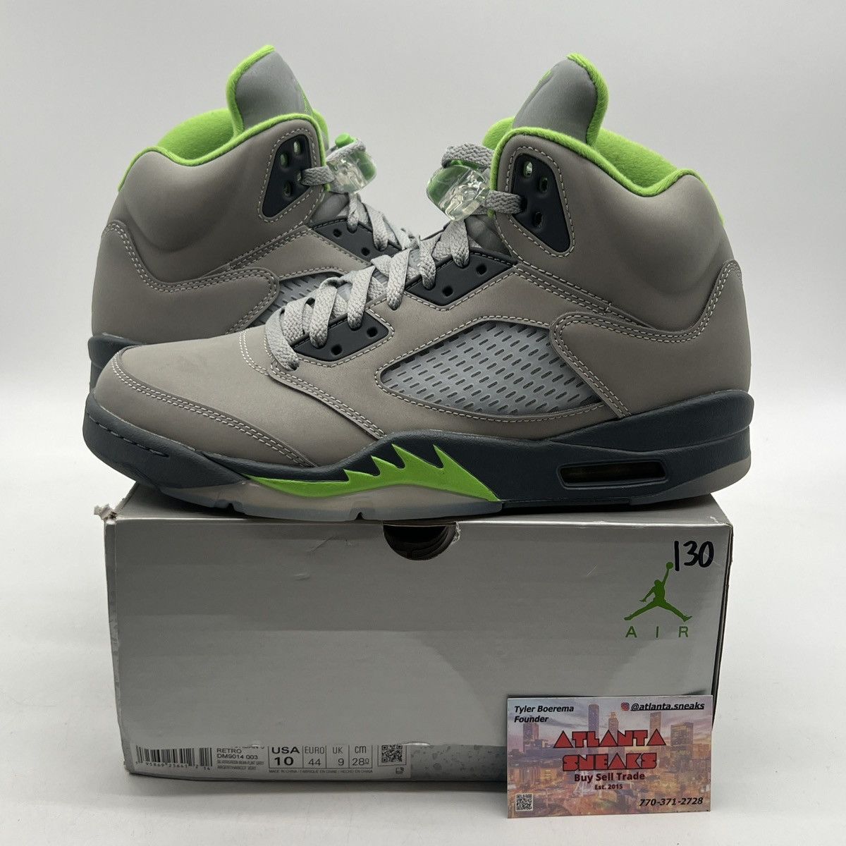 Jordan Brand Air Jordan 5 green bean Size US 10 / EU 43 - 1 Thumbnail