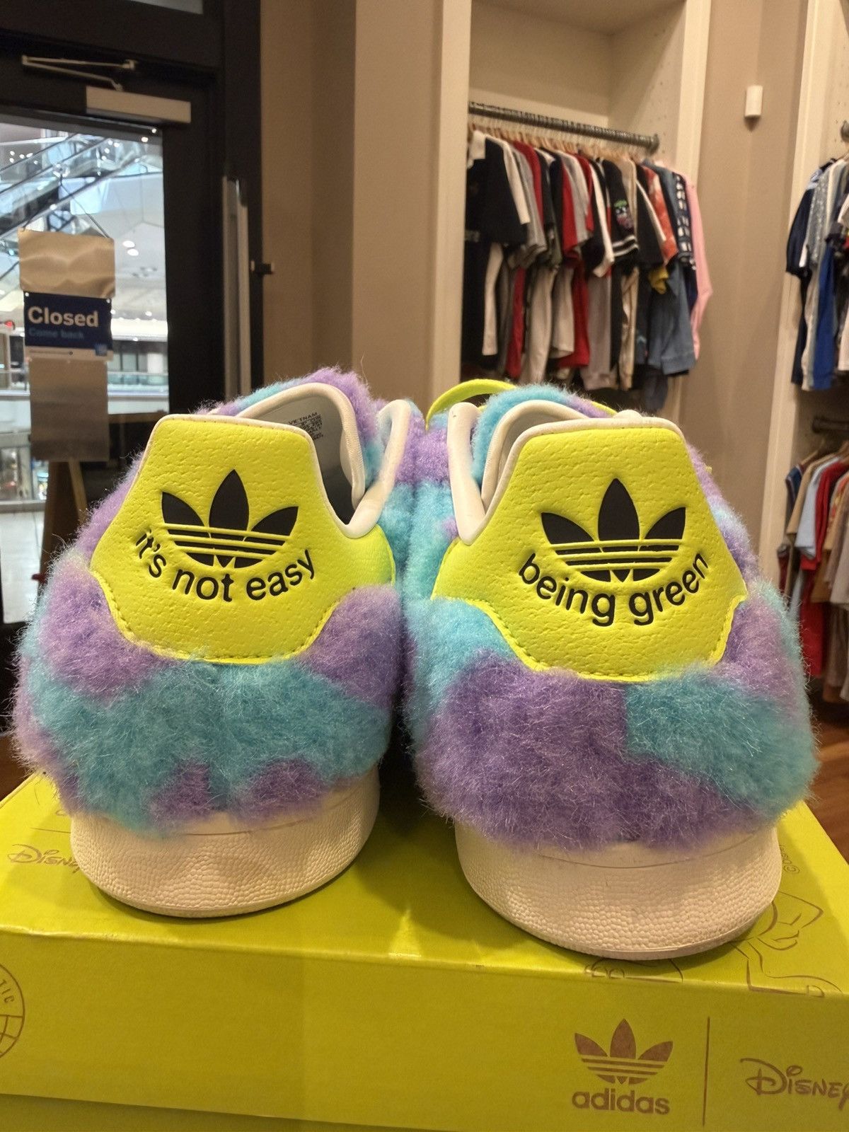 Adidas Adidas Stan Smith Mike & Sulley Monsters Inc Size US 11.5 / EU 44-45 - 3 Thumbnail