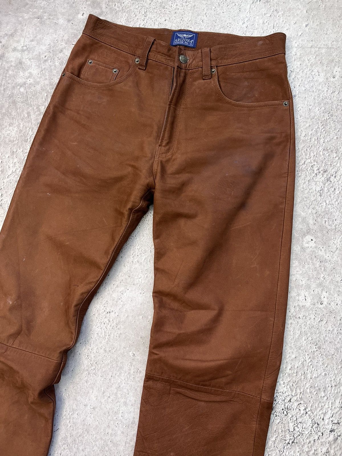 14th Addiction × Kadoya × Yasuyuki Ishii Bidding Offer © © VTG Kadoya STYLE LEATHER pants Size US 32 / EU 48 - 3 Thumbnail