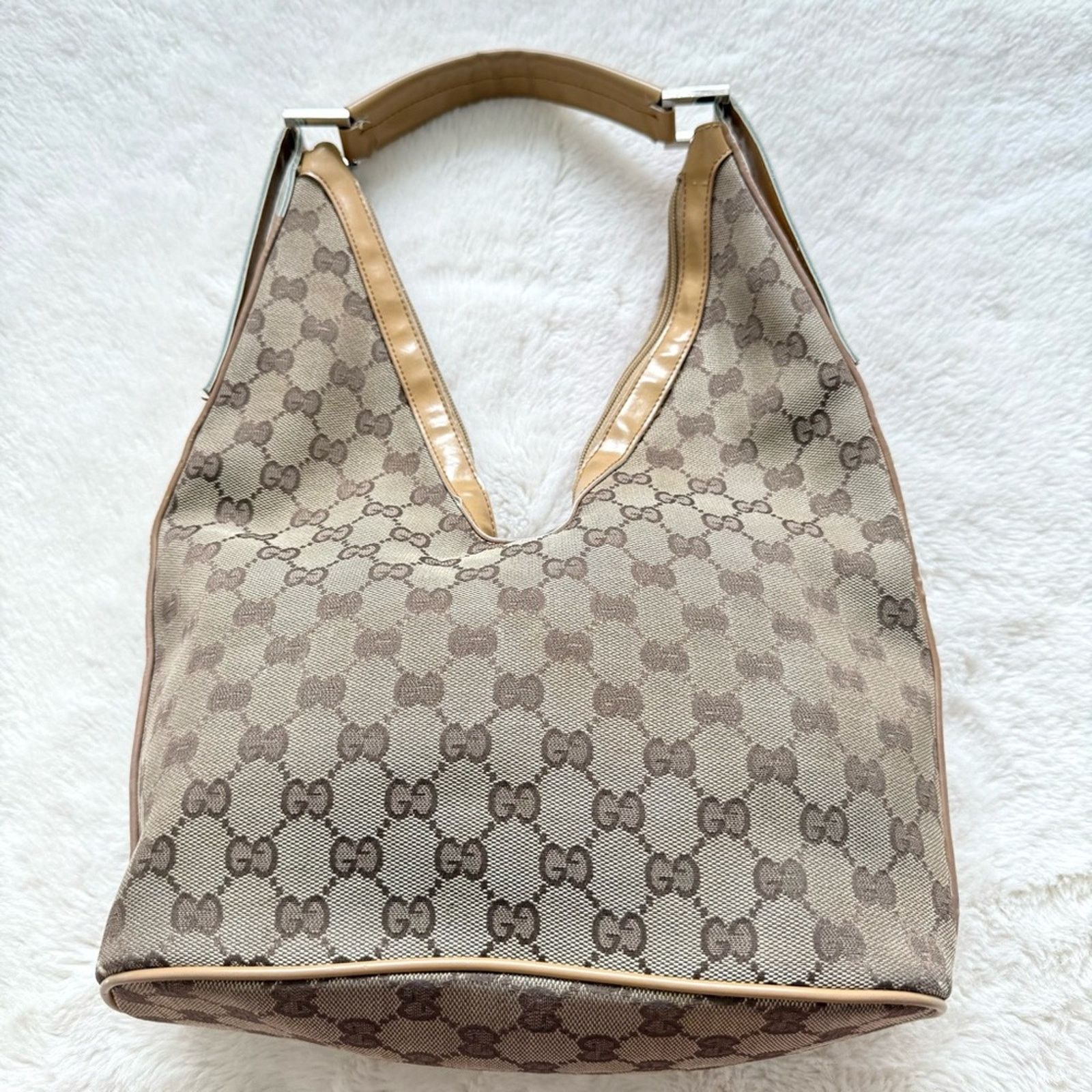 Gucci Gucci vintage GG print bag Authentic Size ONE SIZE - 1 Thumbnail