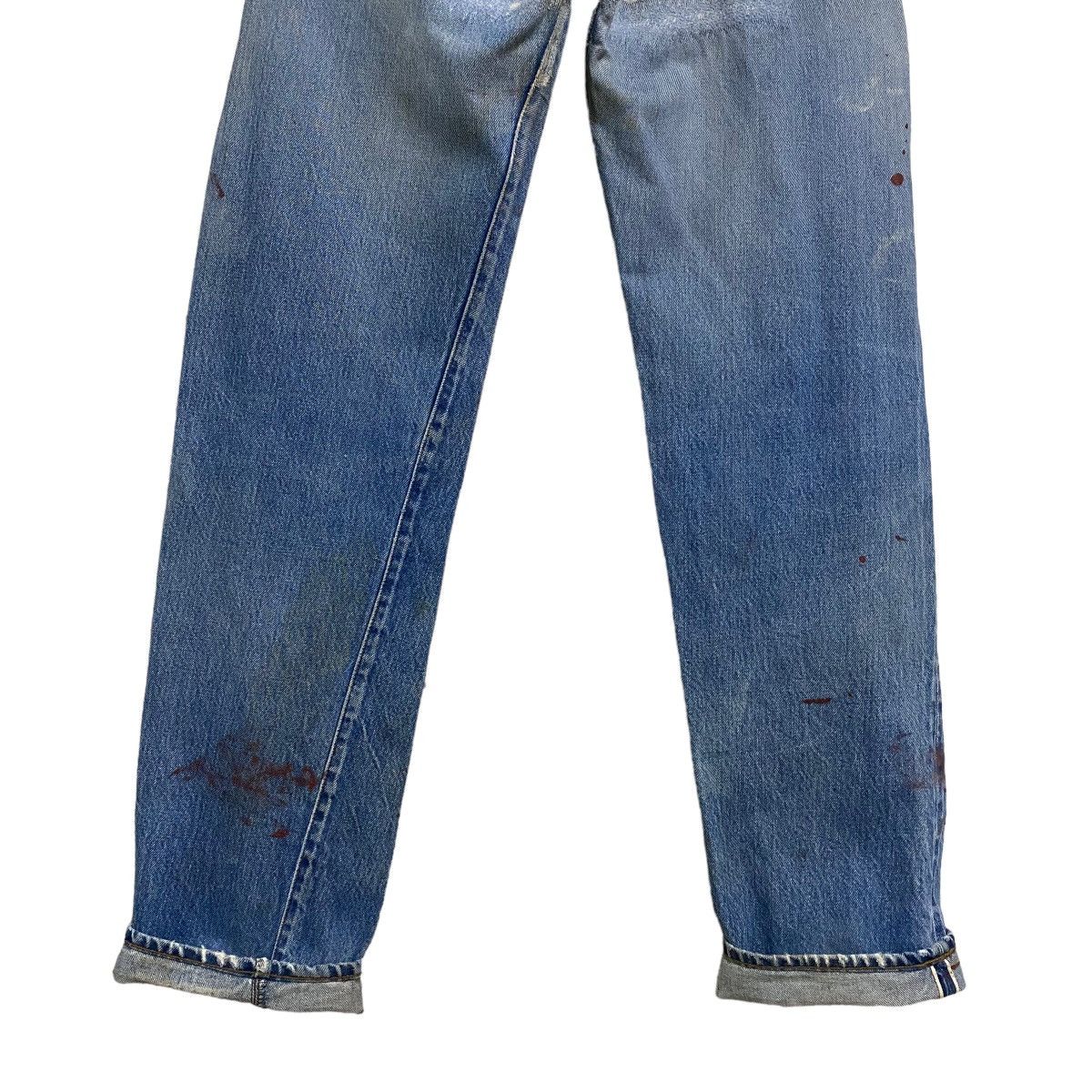 Levi's Vintage 80s Levis 501 Redline Selvedge Jeans Repaired Size US 29 - 13 Thumbnail