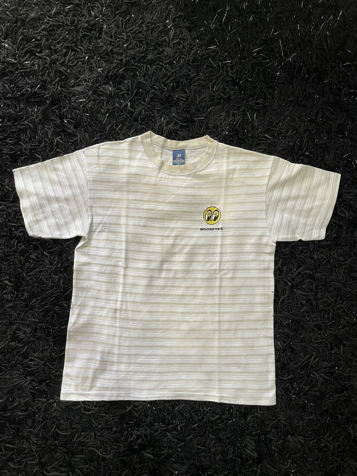 Vintage Vintage 90’s Mooneyes Embroidery Logo Stripe Boxy Belton (L) Size US L / EU 52-54 / 3 - 1 Thumbnail