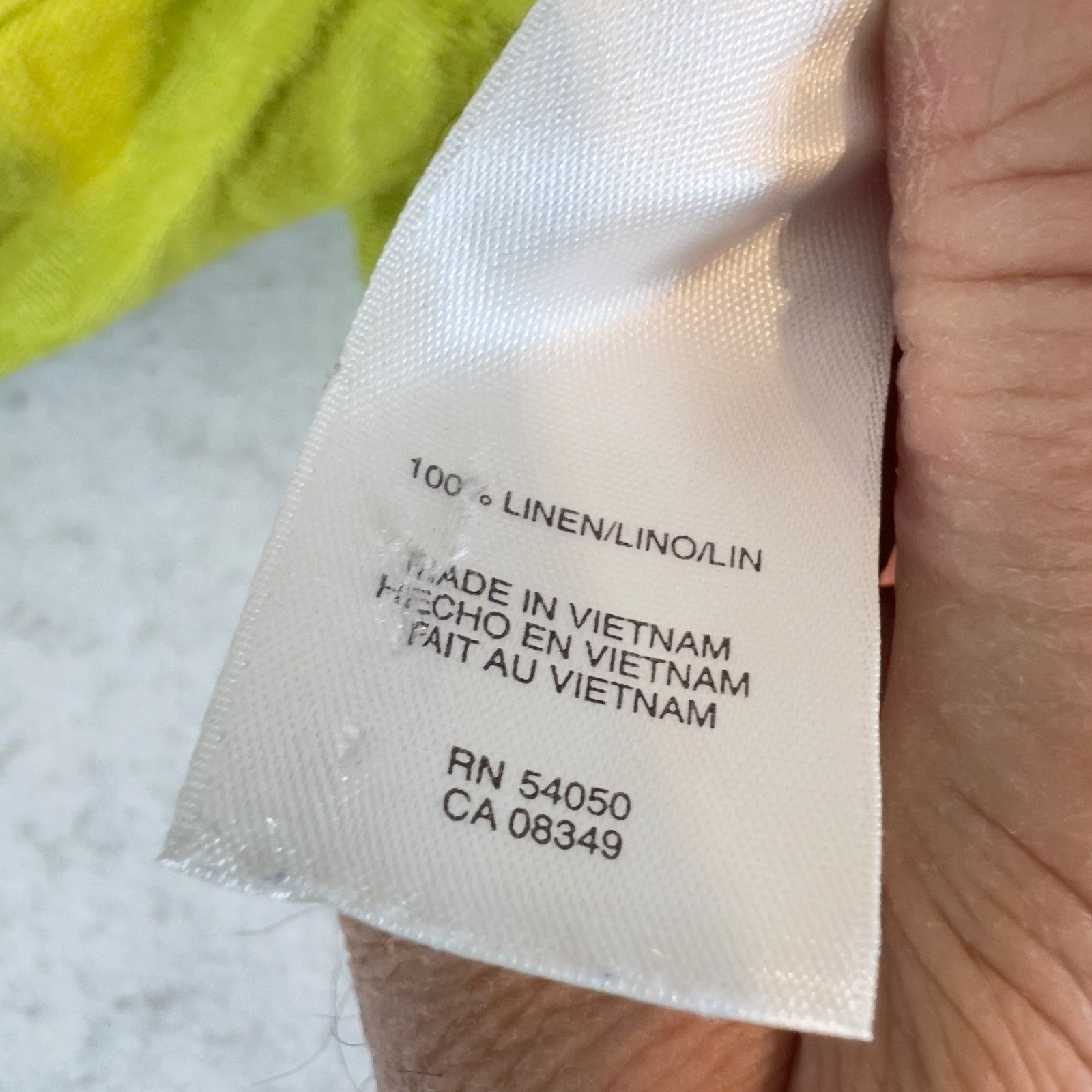 Jones New York Jones New York Collection Woman Button Shirt 16W 100% Linen Size XXL / US 16-18 / IT 52-54 - 10 Thumbnail