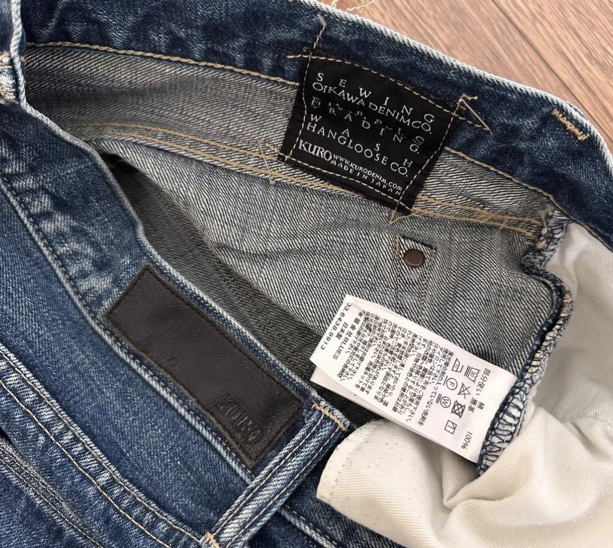 KURO KURO - Washed & Destroyed Denim Jeans Size US 32 / EU 48 - 3 Thumbnail