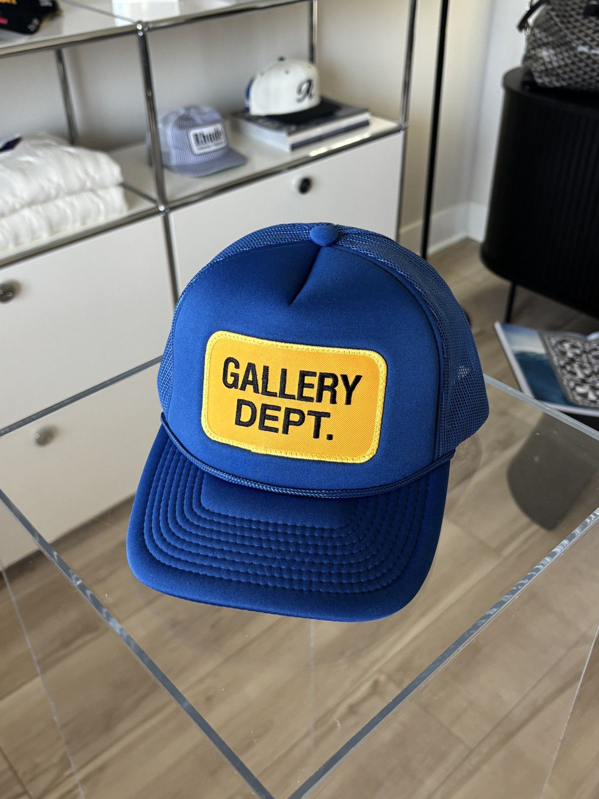Gallery Dept. GALLERY DEPT BLUE PATCH LOGO HAT Size ONE SIZE - 2 Thumbnail
