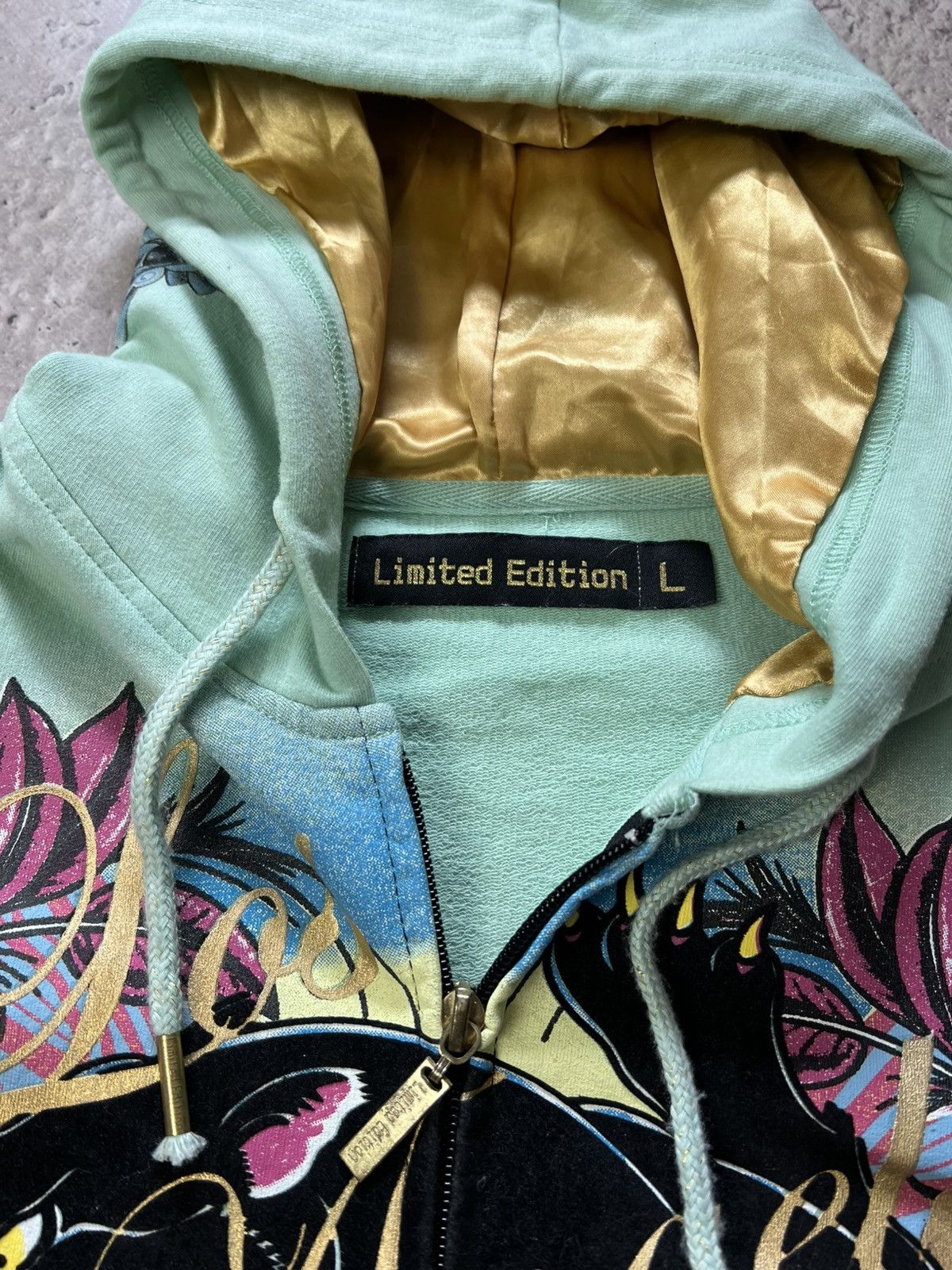 Hysteric Glamour × If Six Was Nine × Le Grande Bleu (L.G.B.) 2000s Japanese Punk Grunge Fur HOODIE RIPPED opium style Size US S / EU 44-46 / 1 - 5 Thumbnail
