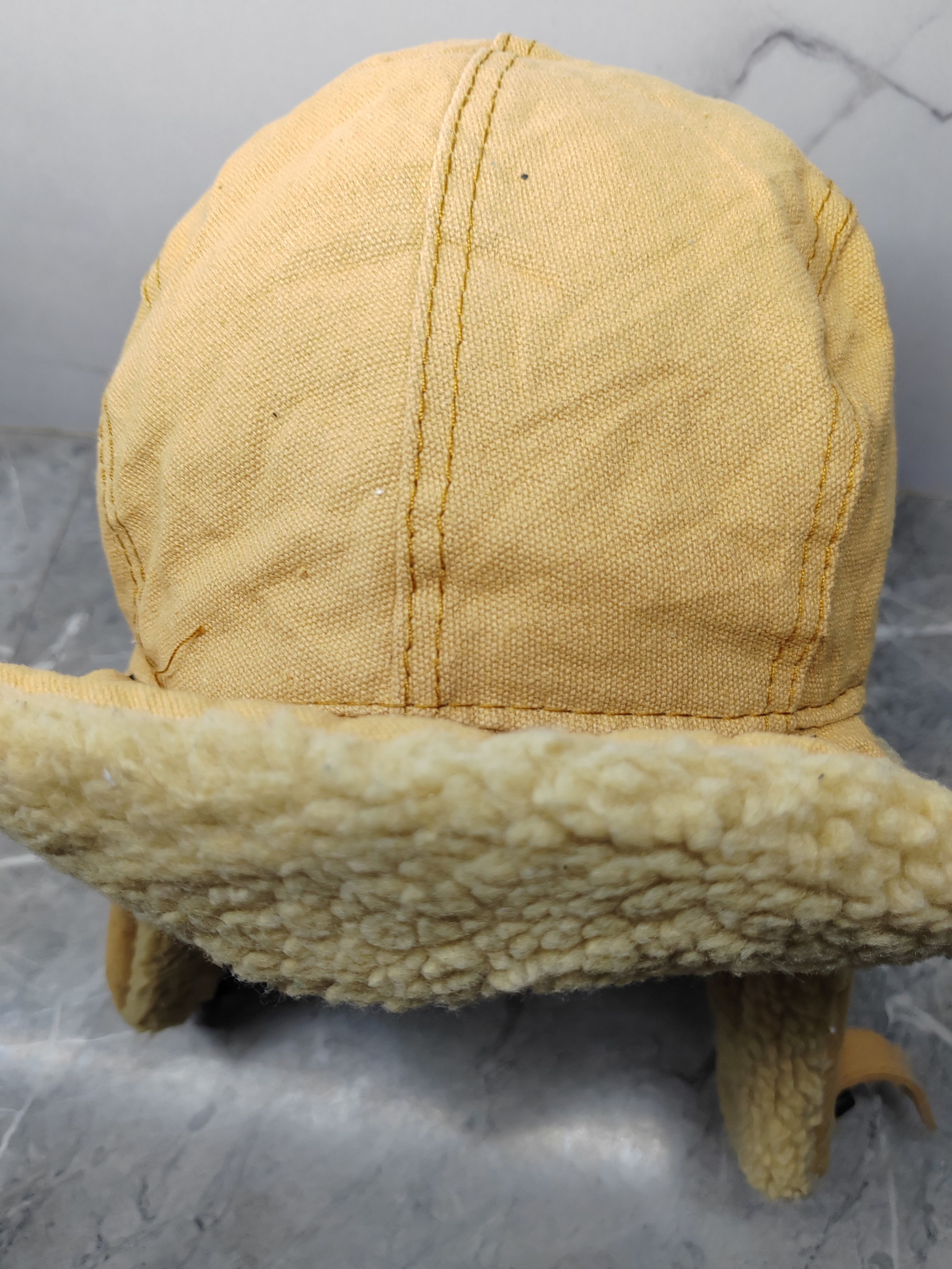 Japanese Brand Vintage Y2k Fleece Earflap Cap Hat Size ONE SIZE - 4 Thumbnail