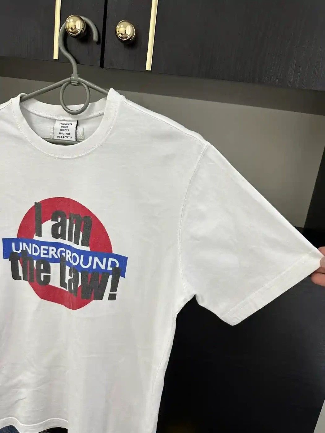Vetements Vetements I am Undeground The Law! t-Shirt Rare Japan Style Size US S / EU 44-46 / 1 - 2 Thumbnail