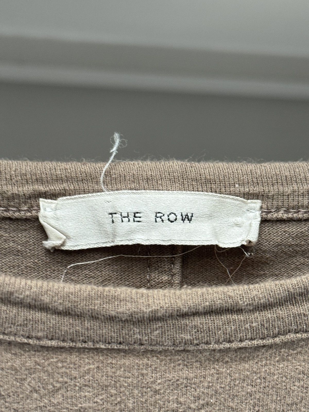 The Row The Row Mens Steven Cotton Jersey T-Shirt in Brown Taupe XL Size US XL / EU 56 / 4 - 5 Thumbnail