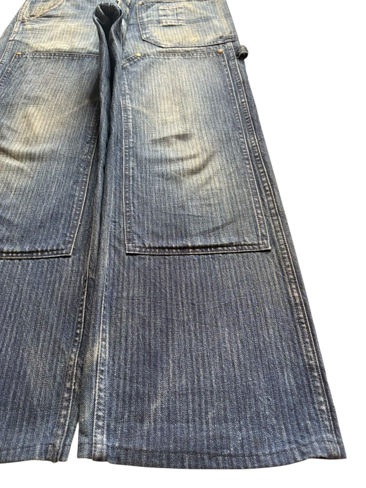 Japanese Brand Vintage Japanese Brand Mud Wash Hickory Baggy Carpenter Jean Size US 32 / EU 48 - 7 Thumbnail
