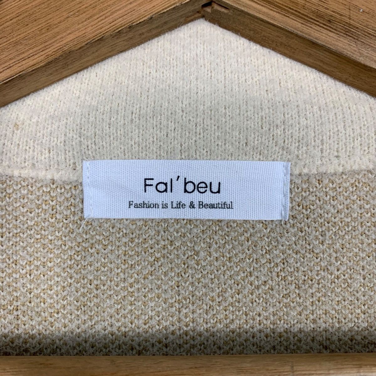 Japanese Brand FAL’BEU Jeans Sleeve Wool Boxy Jacket #2598-C117 Size M / US 6-8 / IT 42-44 - 15 Thumbnail