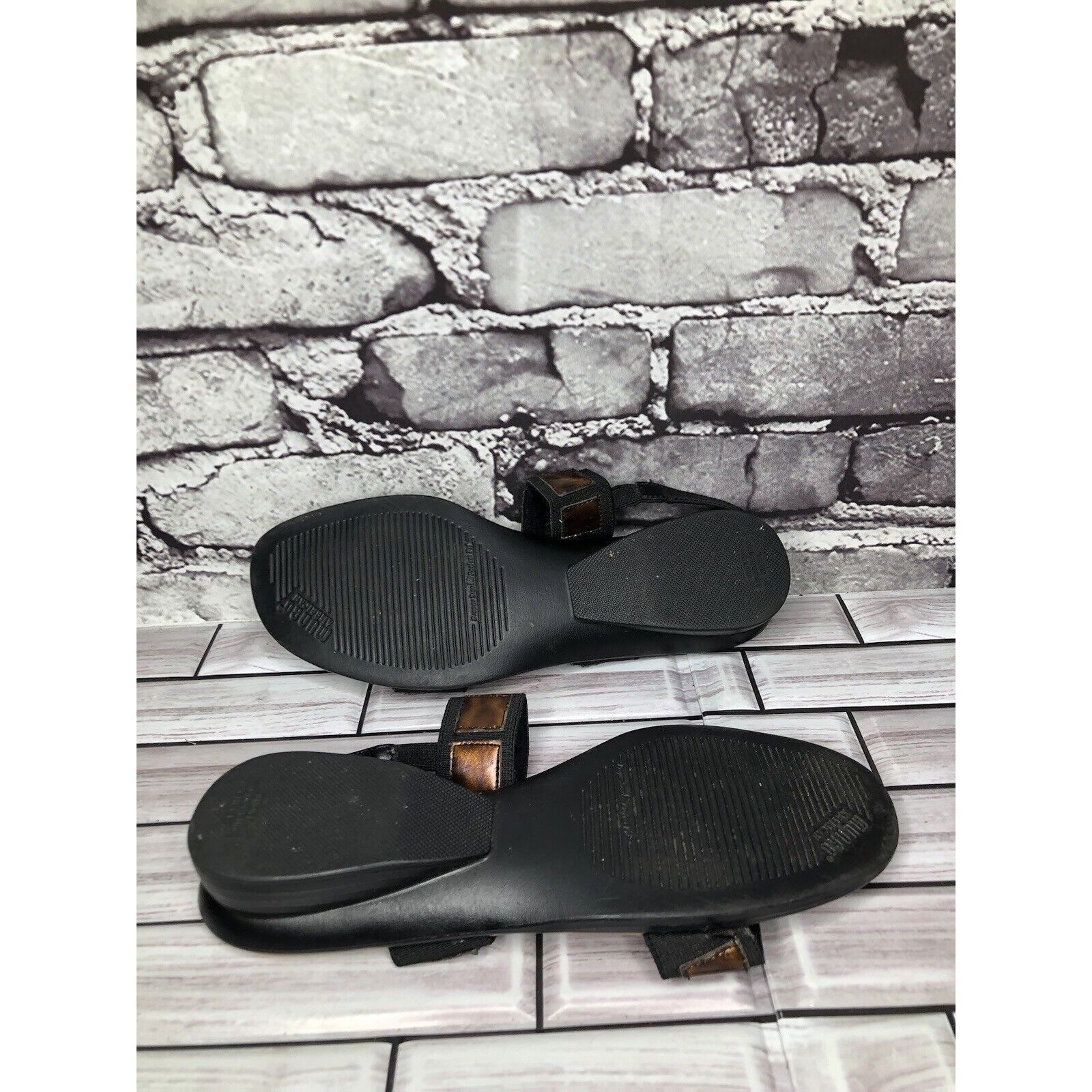 Other Munro Brown Synthetic Textile Comfort Heel Slingback Sandals Size US 5.5 / IT 35.5 - 8 Thumbnail