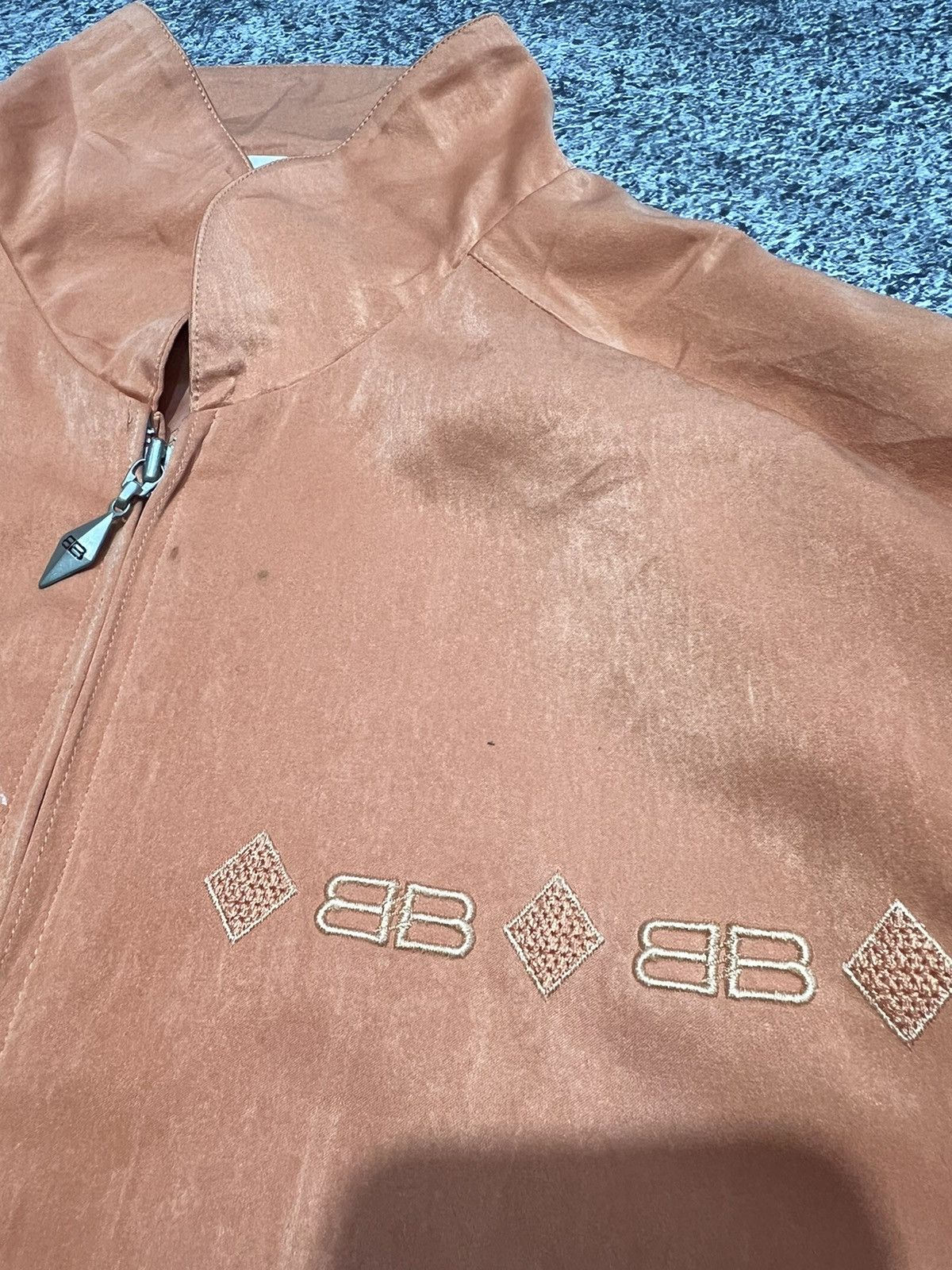 Balenciaga 90s Balenciaga Paris BB Golf Velvet Shawl Collar Jacket Size US L / EU 52-54 / 3 - 3 Thumbnail