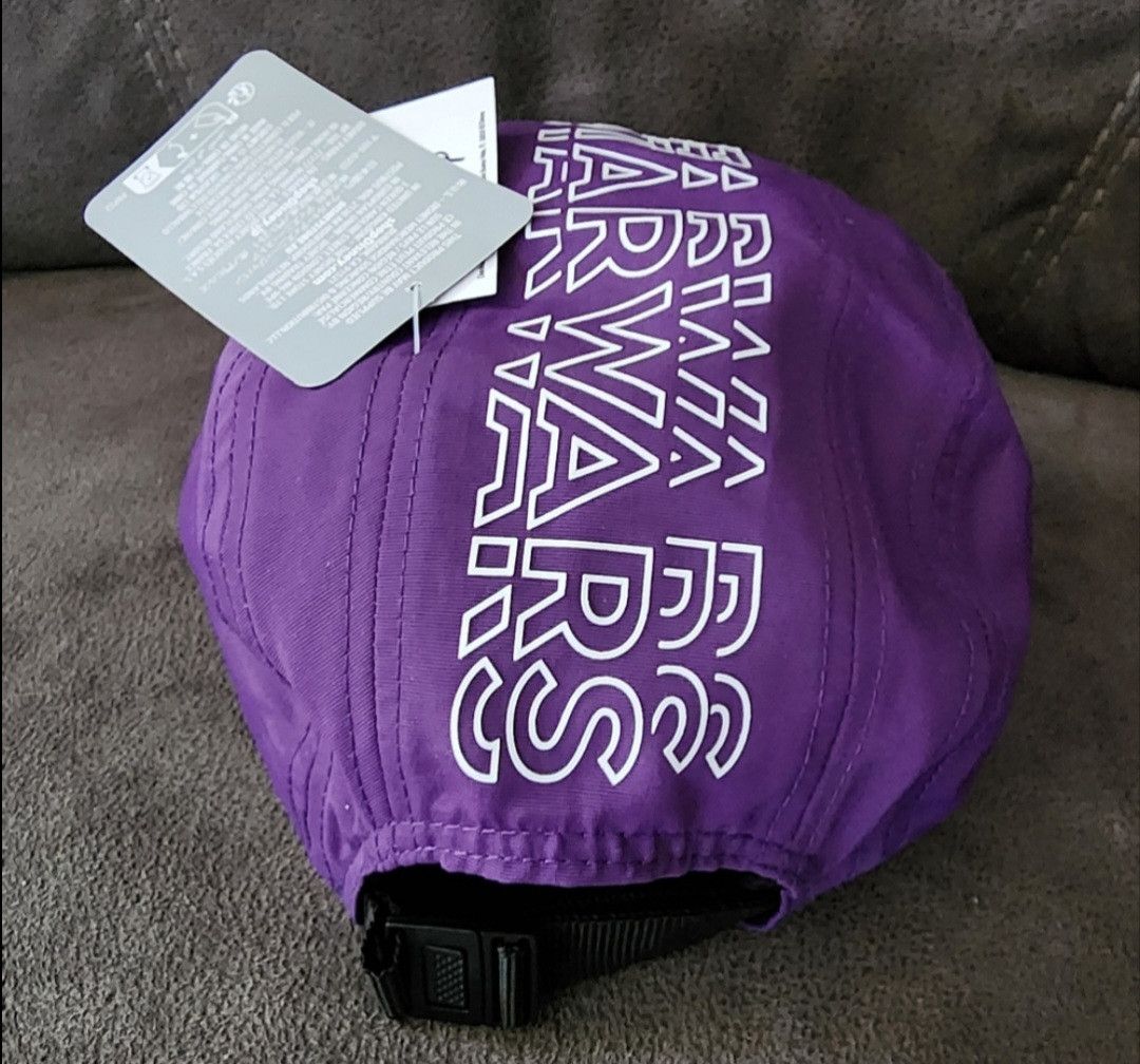 Star Wars NWT Disney Star Wars Purple Logo 5 Panel Hat Cap 58CM Size ONE SIZE - 4 Thumbnail