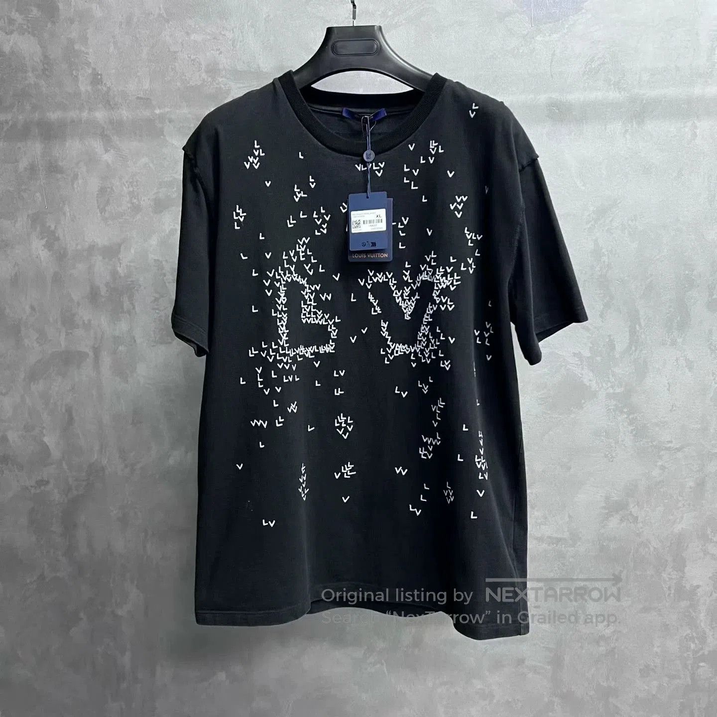 Louis Vuitton Louis Vuitton Black Logo Embroidery T. Size US XL / EU 56 / 4 - 1 Thumbnail