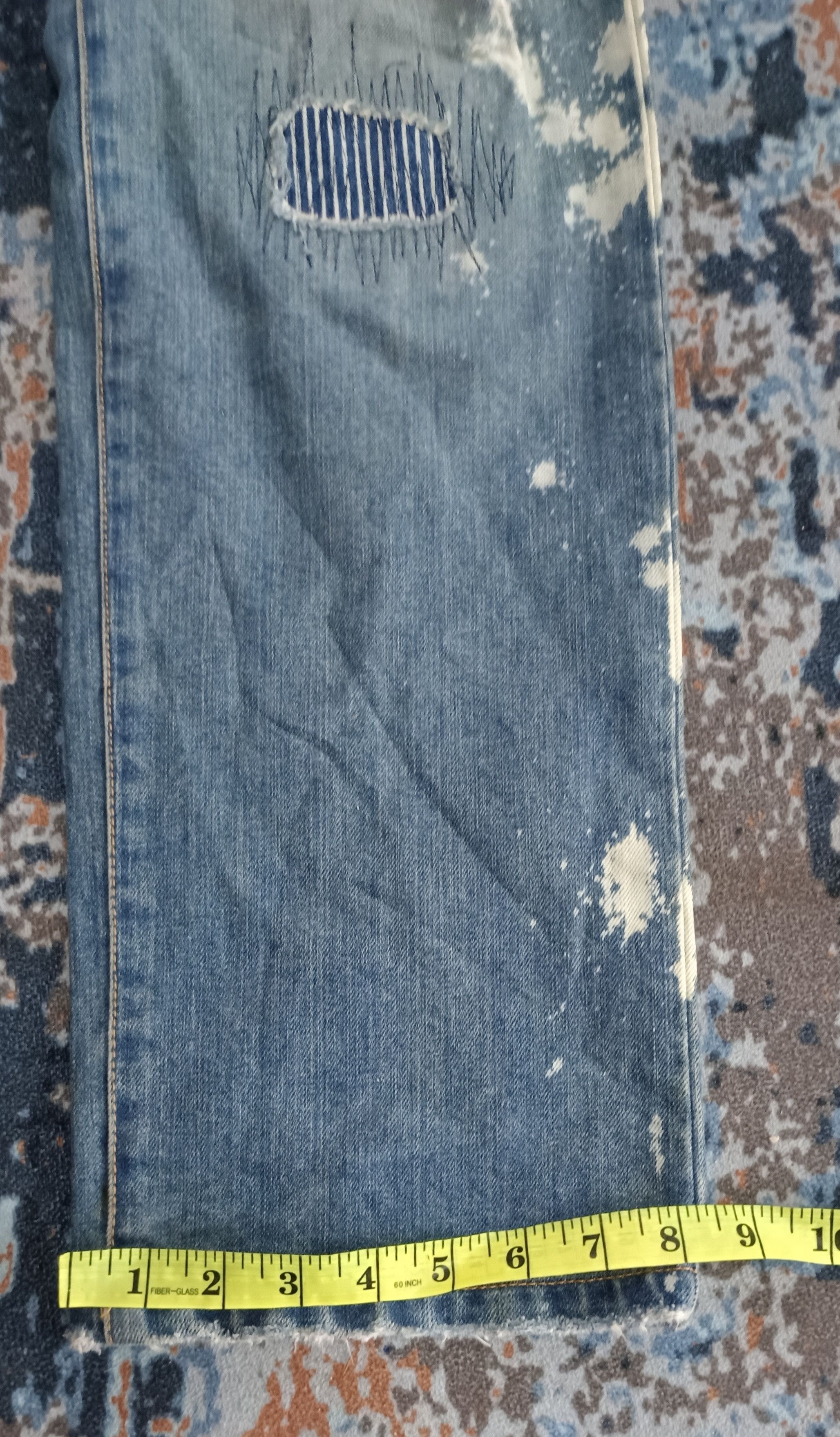 Japanese Brand × Jean × Vintage Vintage💥 Ehyphen World Gallery Mens Distressed Jeans Size US 30 / EU 46 - 19 Thumbnail