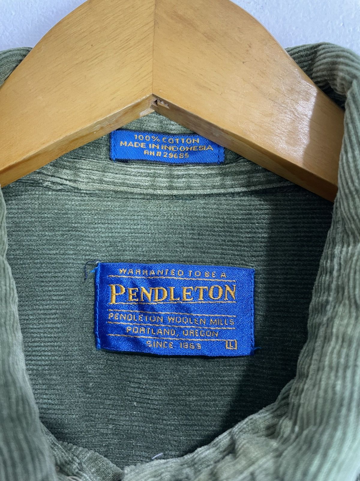 Pendleton × Vintage Vintage Pendelton Corduroy shirt Size US L / EU 52-54 / 3 - 4 Thumbnail