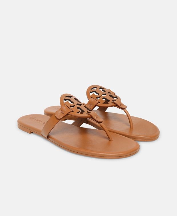 Tory Burch Miller Soft Sandals Size US 7 / IT 37 - 1 Thumbnail