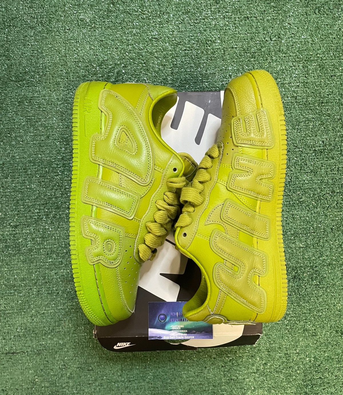 Cactus Plant Flea Market × Nike Nike Air Force 1 Low CPFM moss green size 10.5men/12women Size US 10.5 / EU 43-44 - 4 Thumbnail