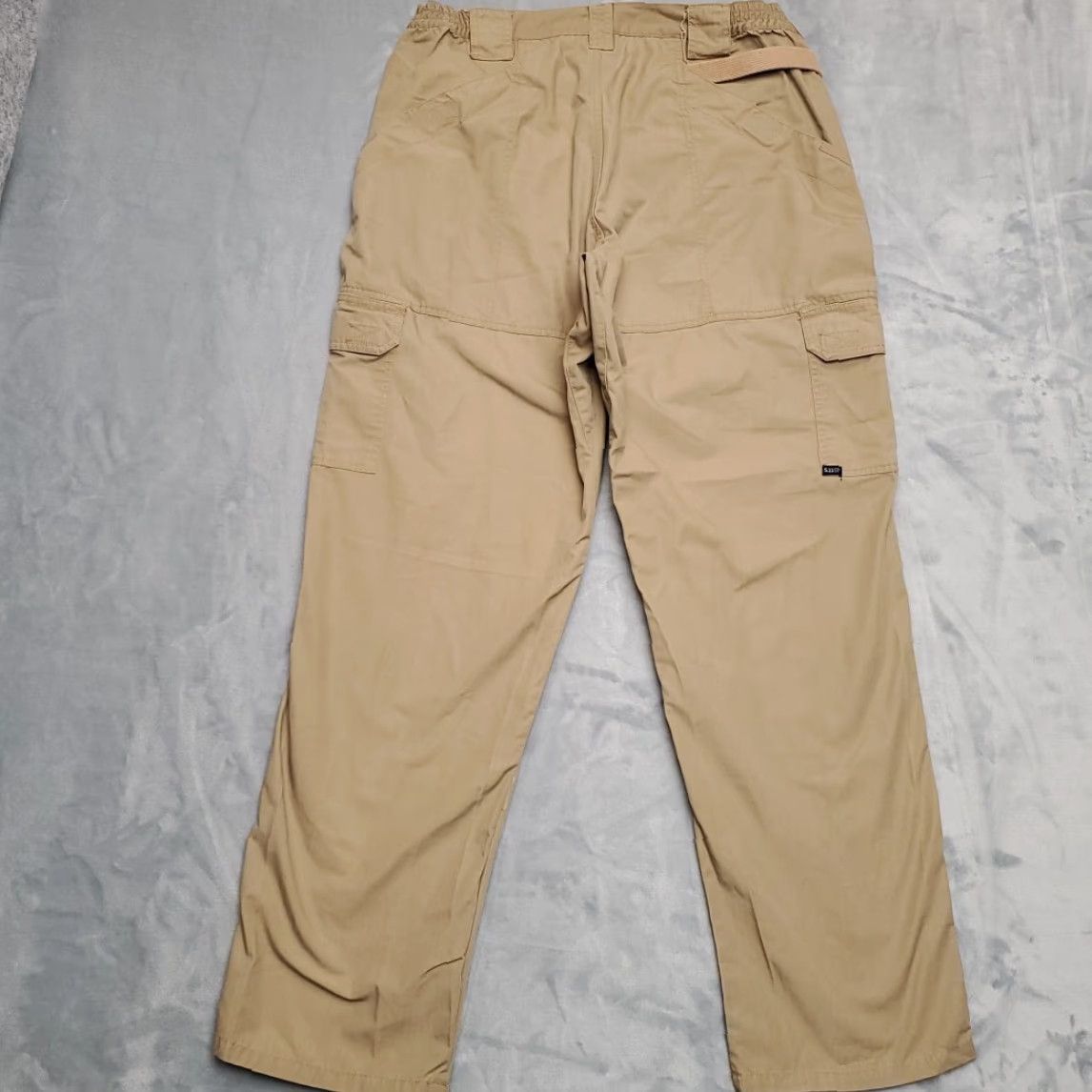 Vintage 5.11 Tactical Pants Men 36x34 Khaki Ripstop Cargo Flat Front Outdoor Utility Shirts? Size US 36 / EU 52 - 7 Thumbnail