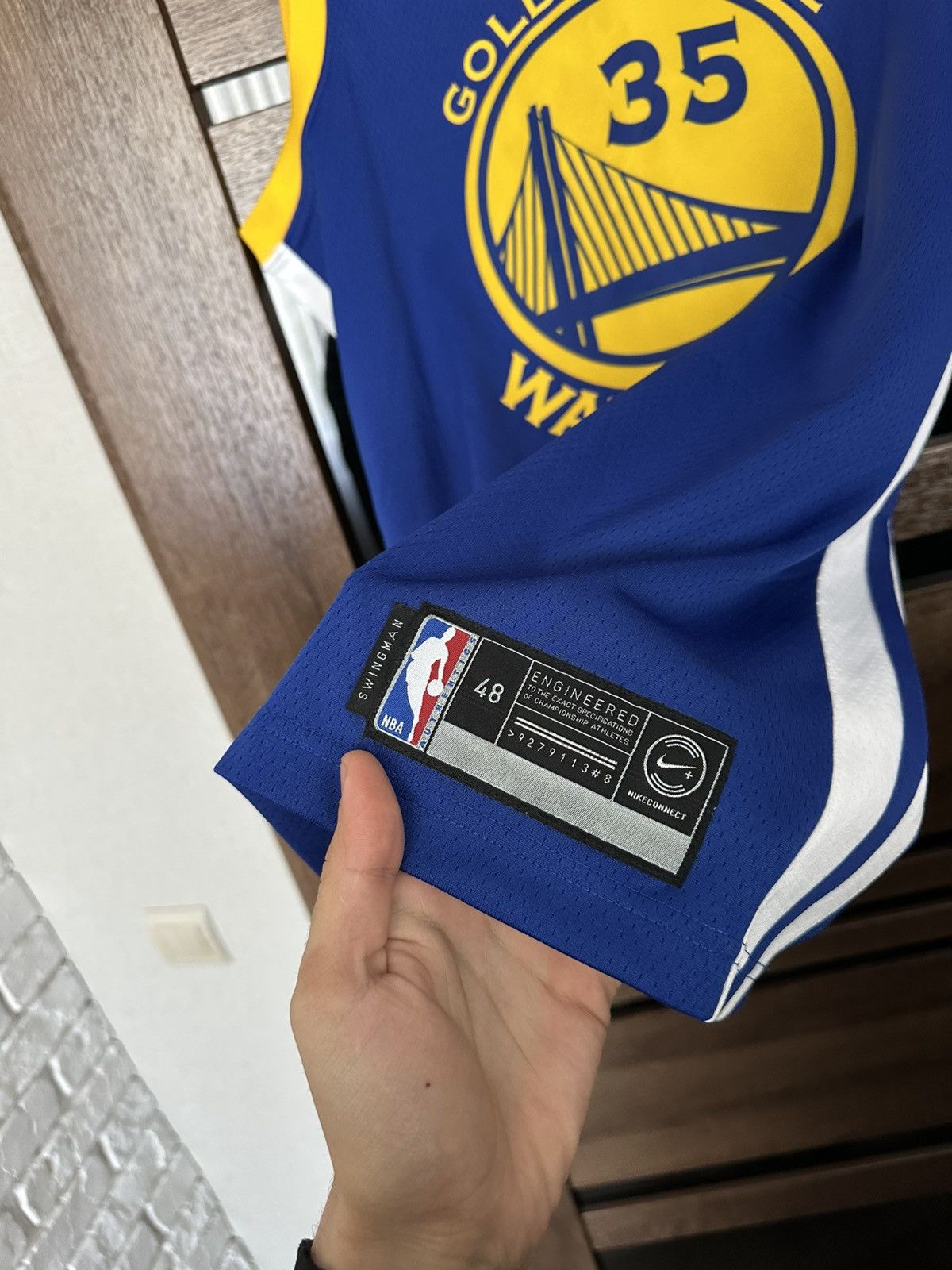 Nike Nike Golden State Warriors Durant NBA Jersey Size US L / EU 52-54 / 3 - 8 Thumbnail