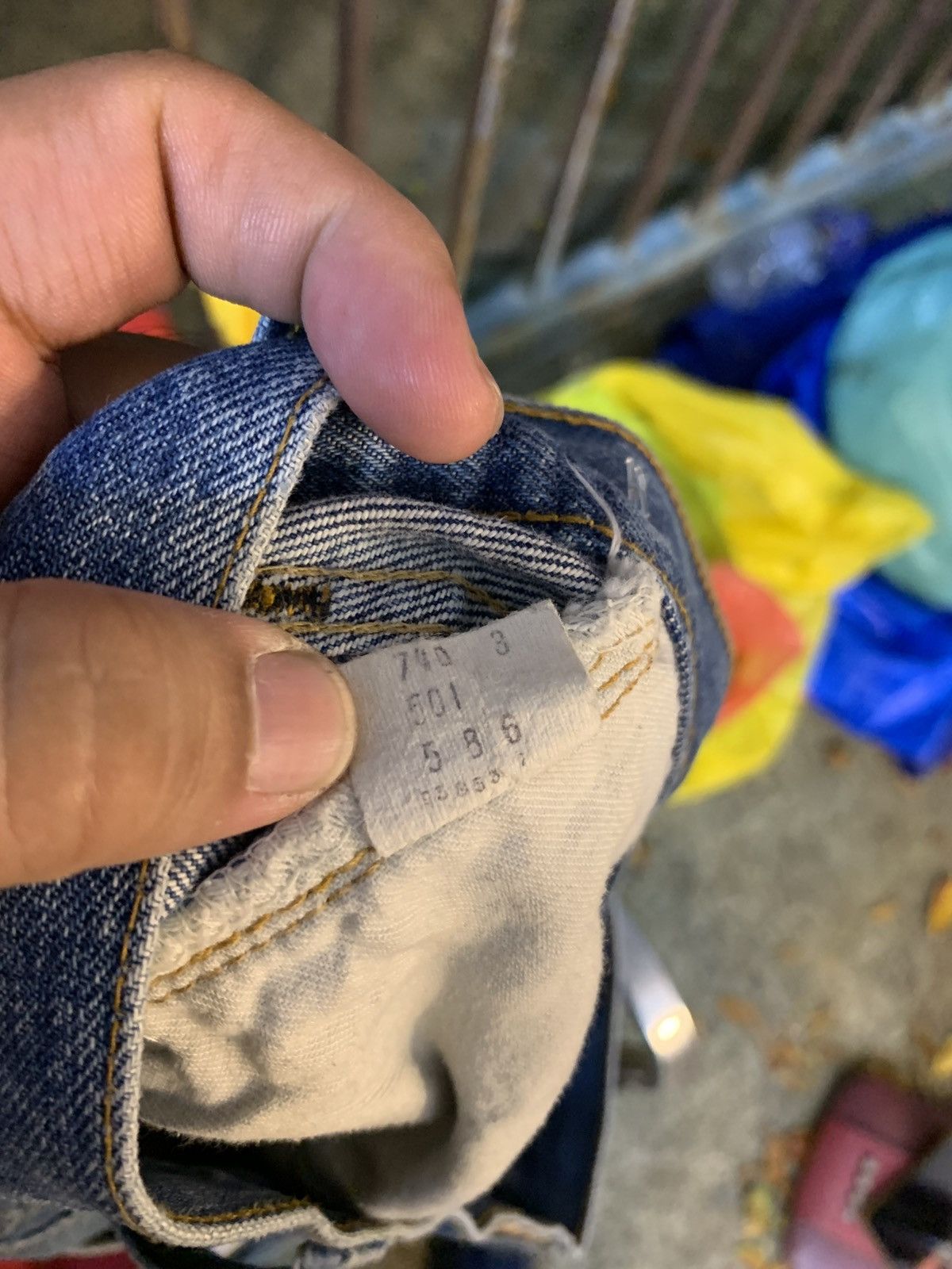 Levi's × Levi's Vintage Clothing × Vintage size 31: Vintage Levis 501 Rindem button 6 vintage 70s Size US 31 - 4 Thumbnail