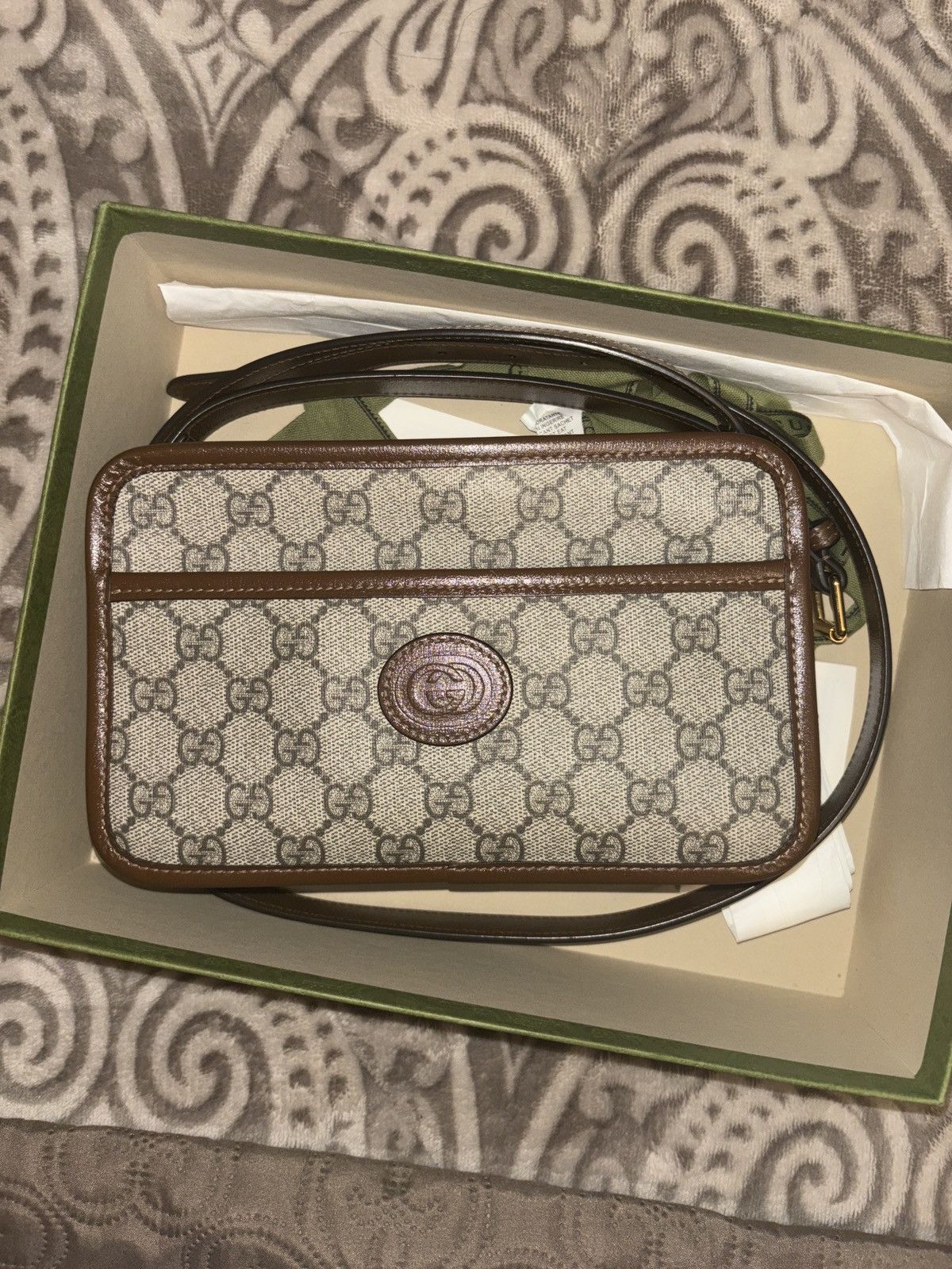 image of Gucci Bag New in Beige, Men's