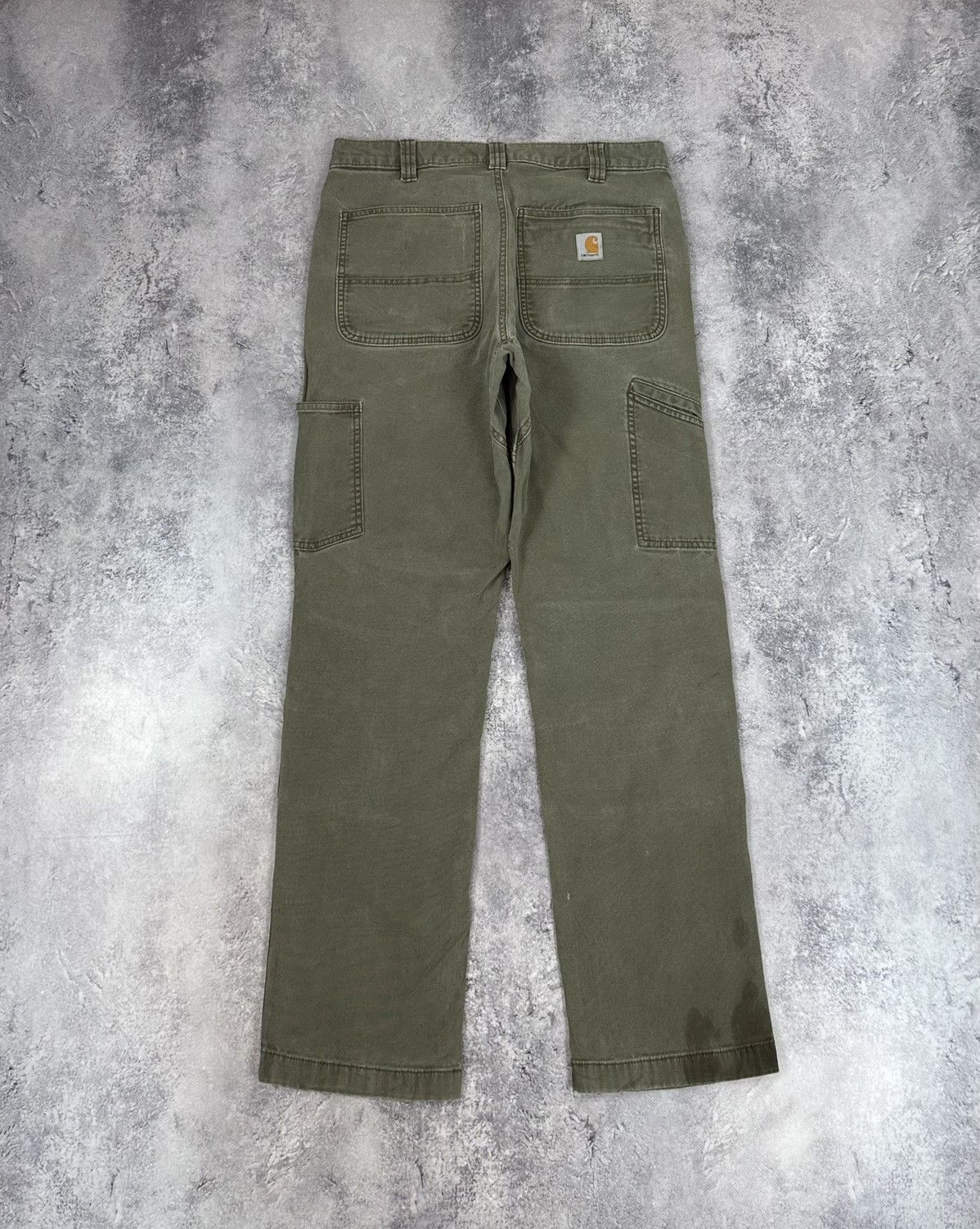 Carhartt Vintage Carhartt Double Knee Faded Khaki Y2K Carpenter Pants Size US 34 / EU 50 - 2 Thumbnail