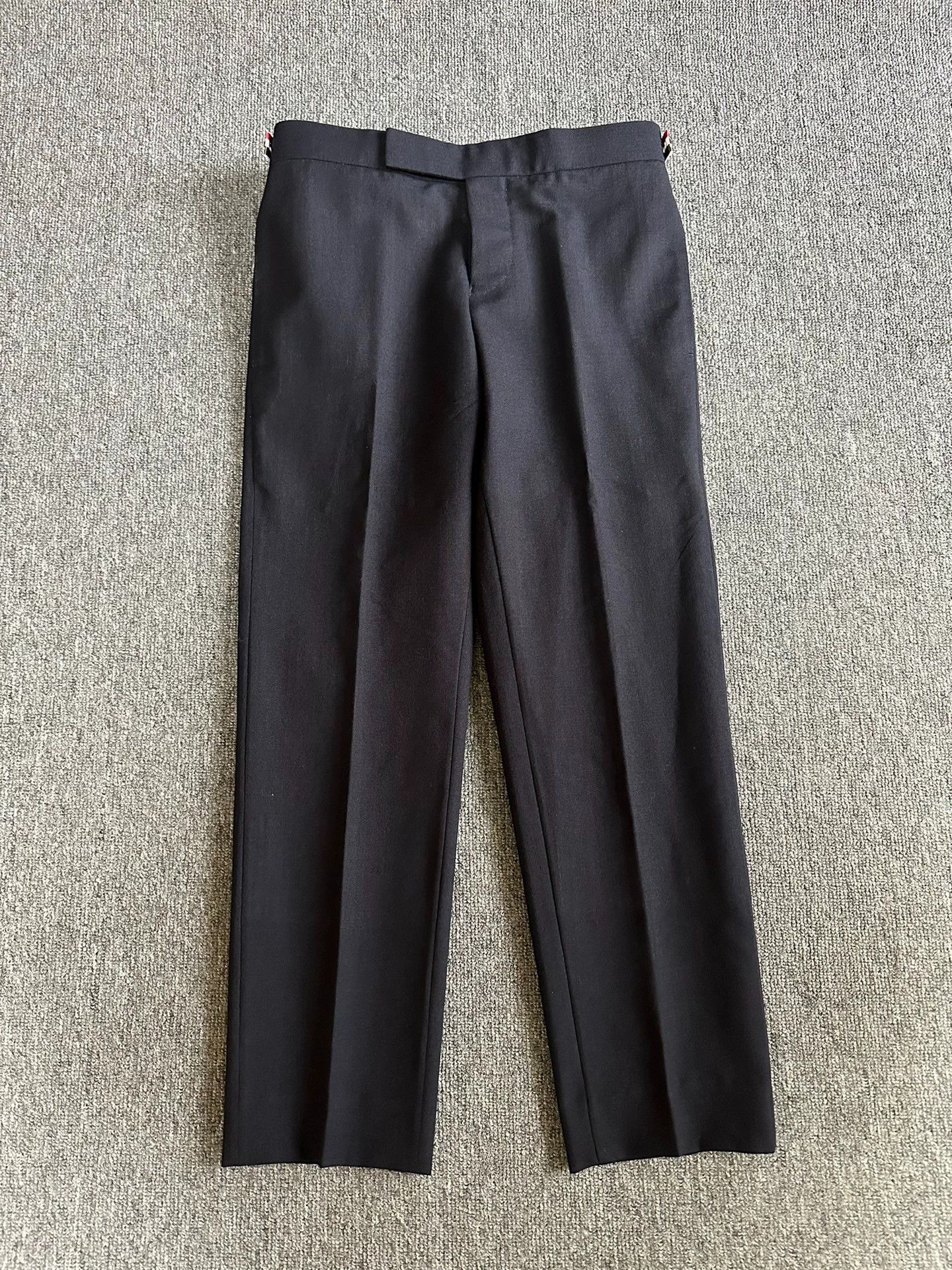 Thom Browne Thom Browne Deep Blue Striped Trousers Size US 40 / EU 56 - 1 Thumbnail