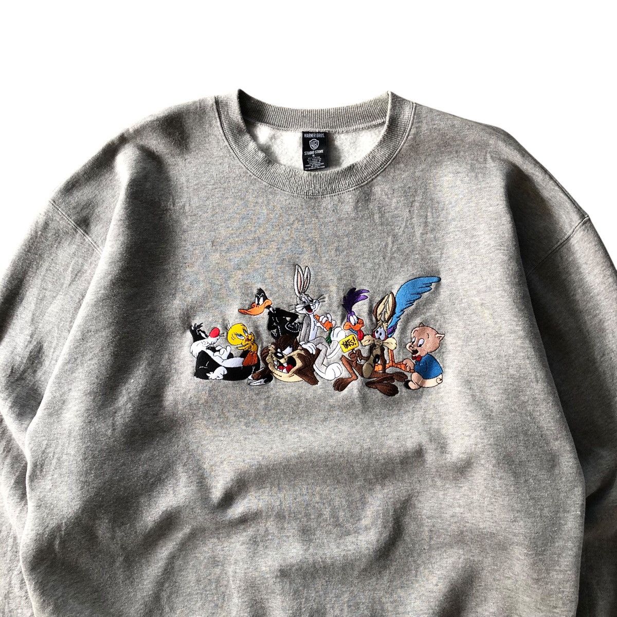 Cartoon Network × Vintage × Warner Bros WARNER BROS Embroidered Cartoon Sweatshirt Size US XL / EU 56 / 4 - 2 Thumbnail