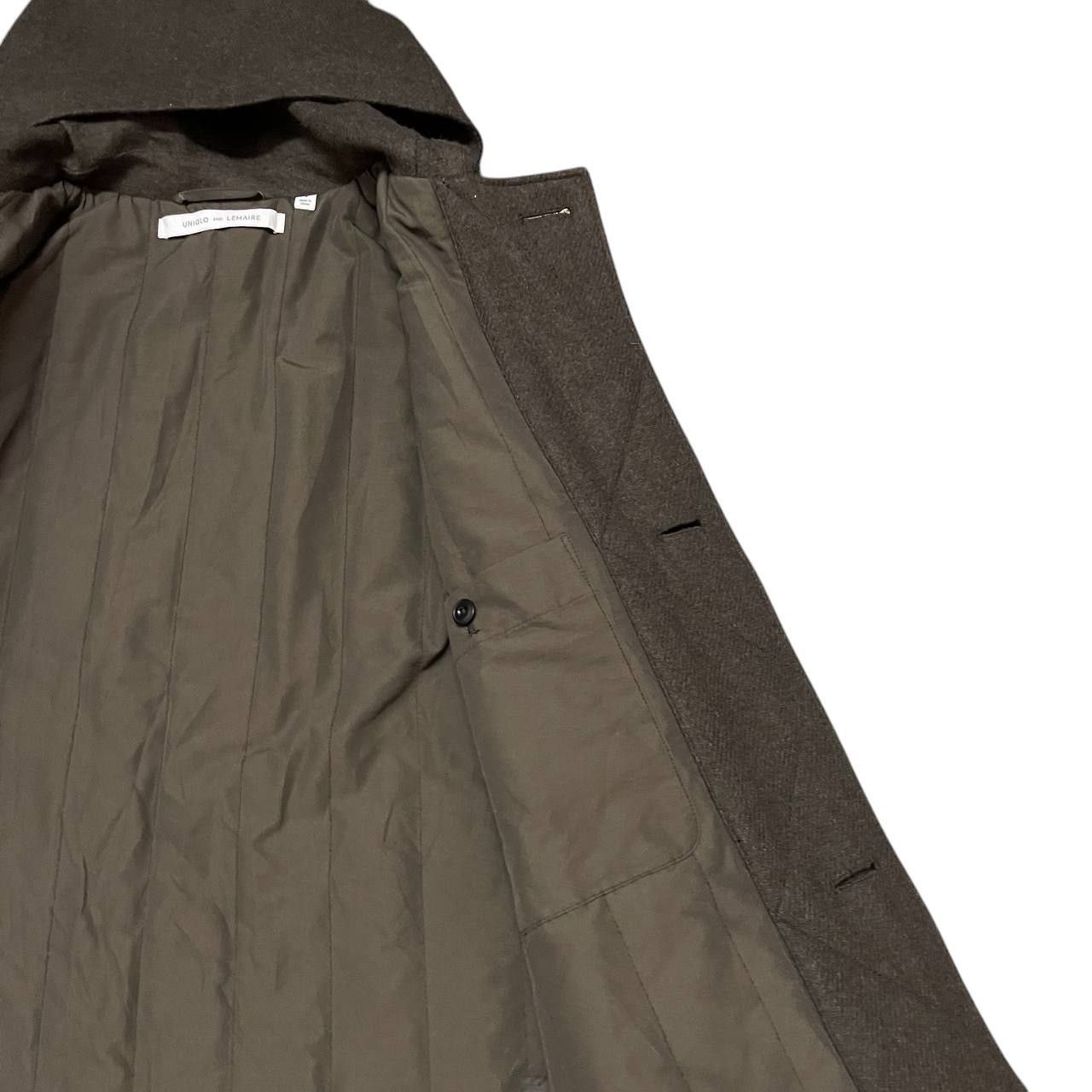 Lemaire × Uniqlo Uniqlo and Lemaire Wool Hooded Coat Size US S / EU 44-46 / 1 - 6 Thumbnail