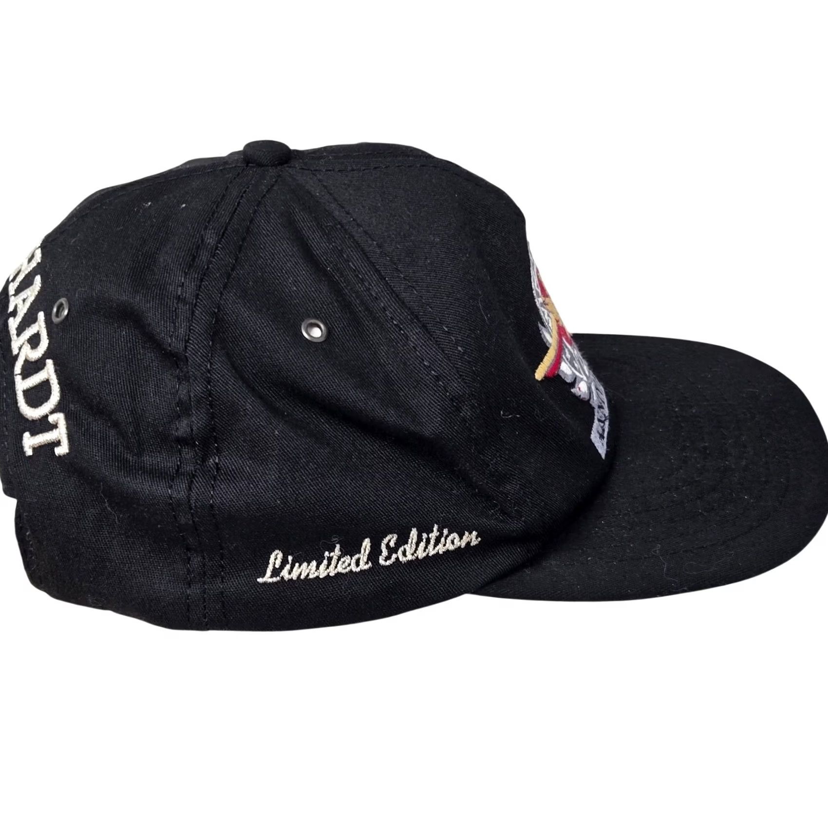 Vintage VINTAGE Dale Earnhardt 90s Winston Cup Champion Black SnapBack Hat USA Made Men One Size Hats Size ONE SIZE - 5 Thumbnail