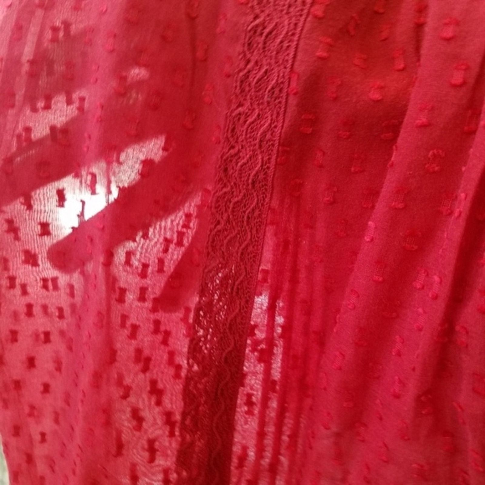 Joie Joie embroidered pintuck sleeveless blouse (size S) | red Size S / US 4 / IT 40 - 5 Thumbnail