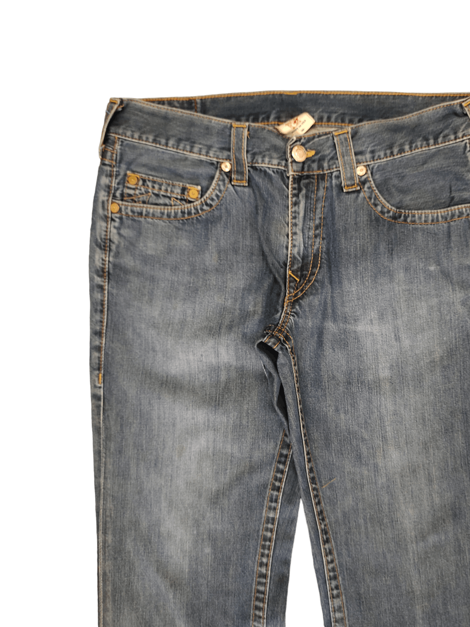 True Religion Baggy Jeans True Religion 'BOBB' Wide Leg Denim Y2k Jnco Size US 36 / EU 52 - 8 Thumbnail