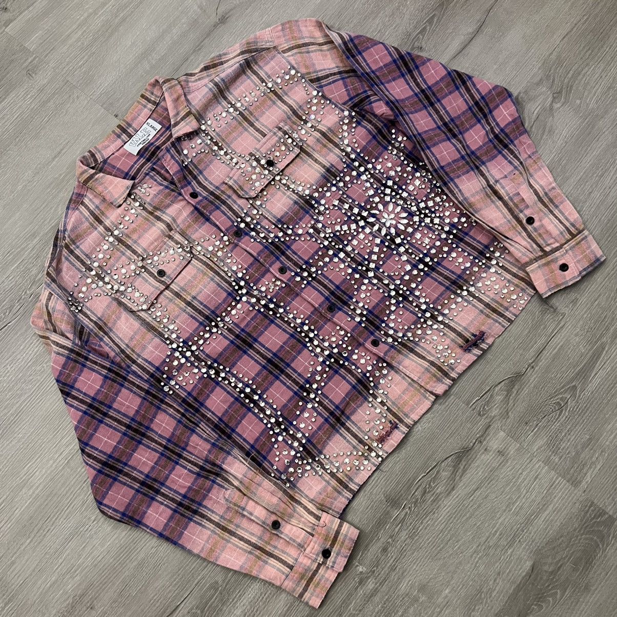 Valelives grey web flannel