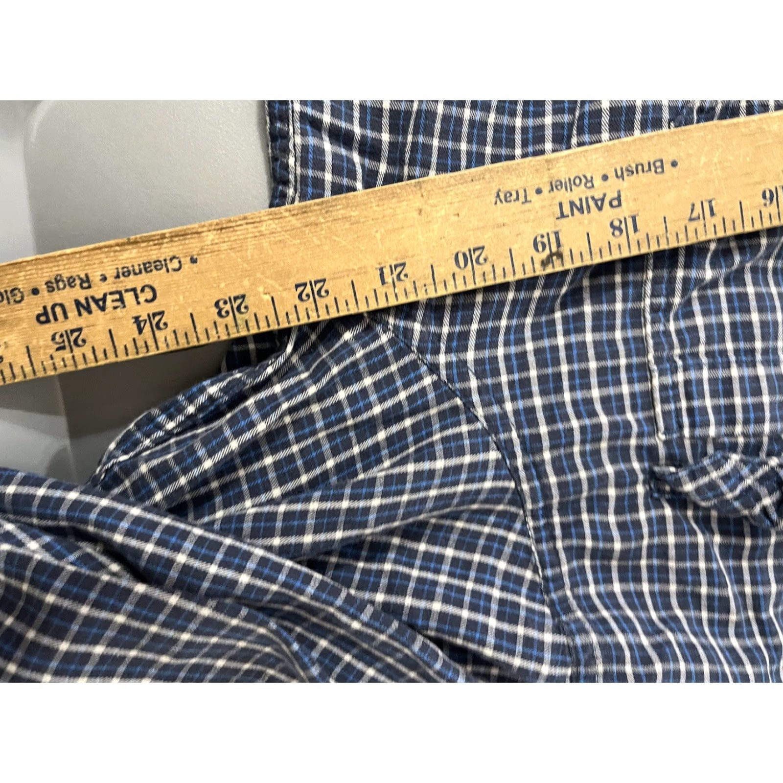 Wrangler Wrangler Premium Quality Button up Shirt Size Large Blue Plaid Size US L / EU 52-54 / 3 - 5 Thumbnail